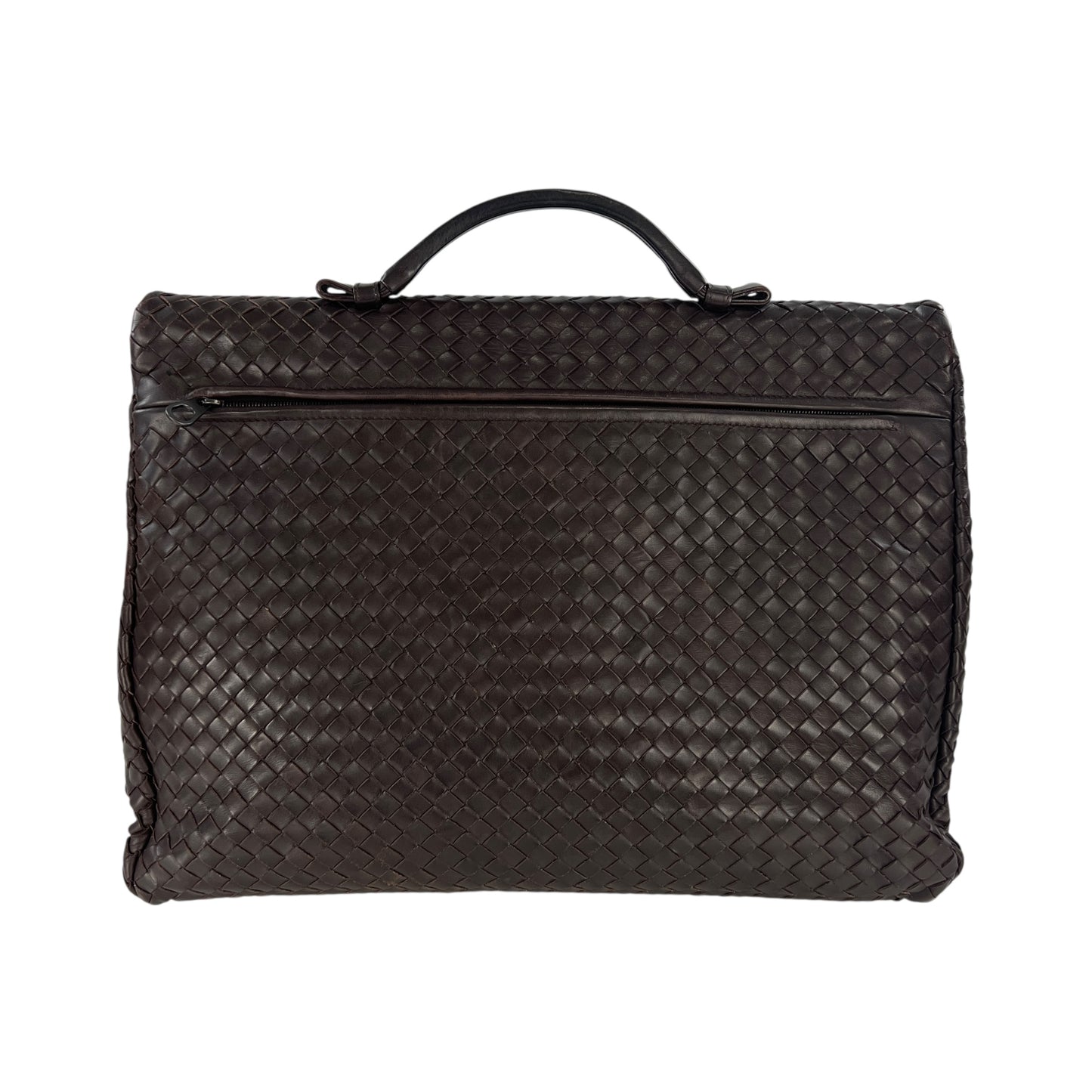 Bottega Veneta Intrecciato Leather Briefcase