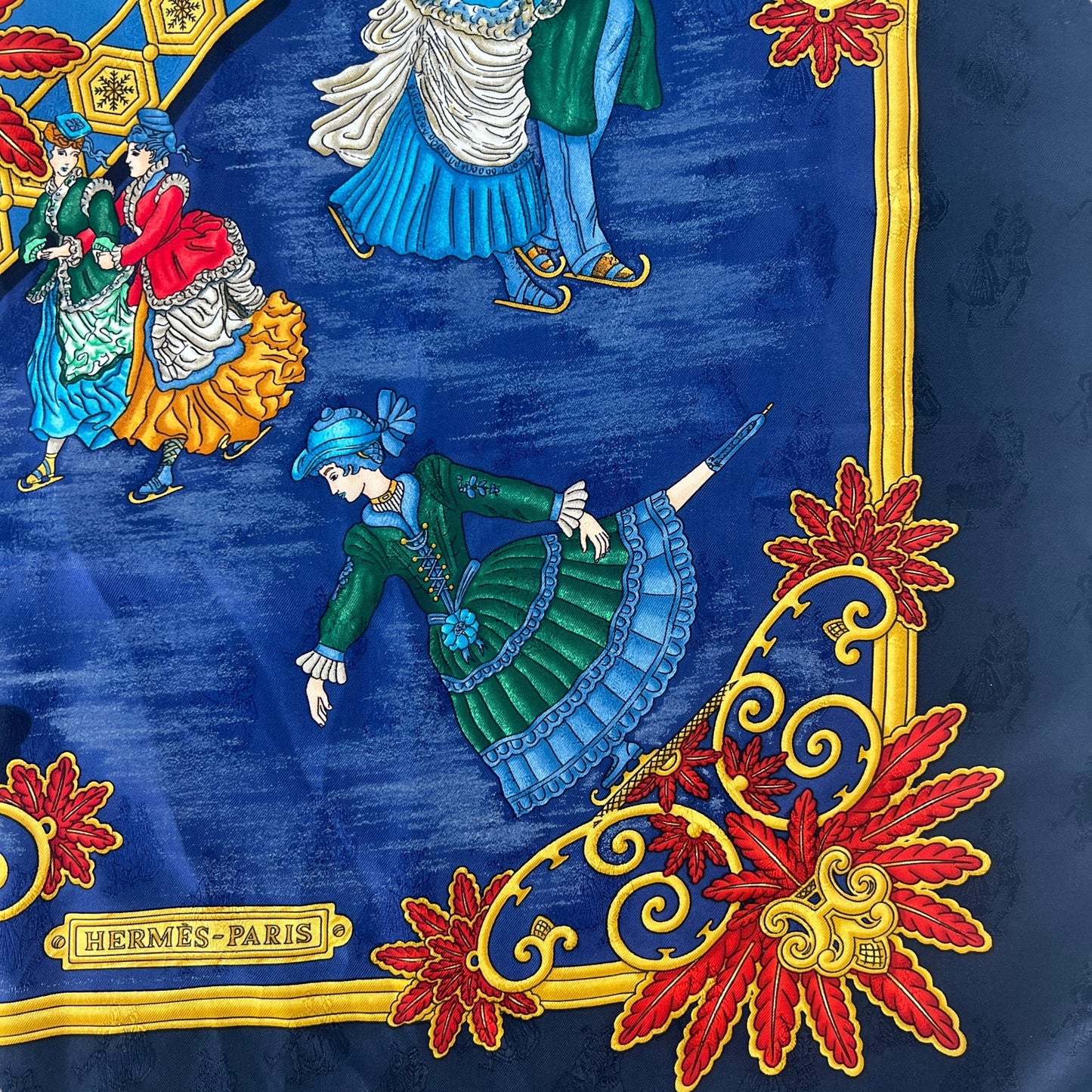 Hermès Joies d'Hiver Silk Scarf