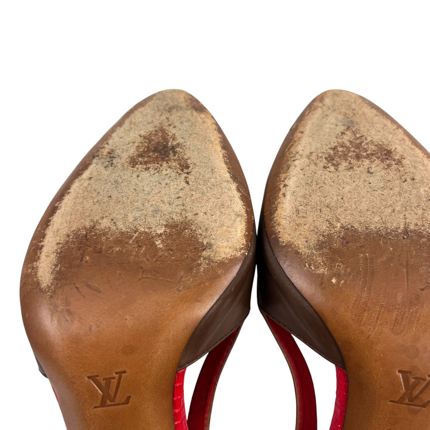 Louis Vuitton Cherry Leather Heels