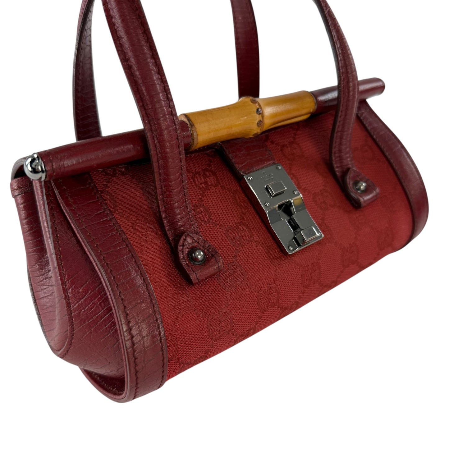 Gucci Monogram Bamboo Mini Handbag