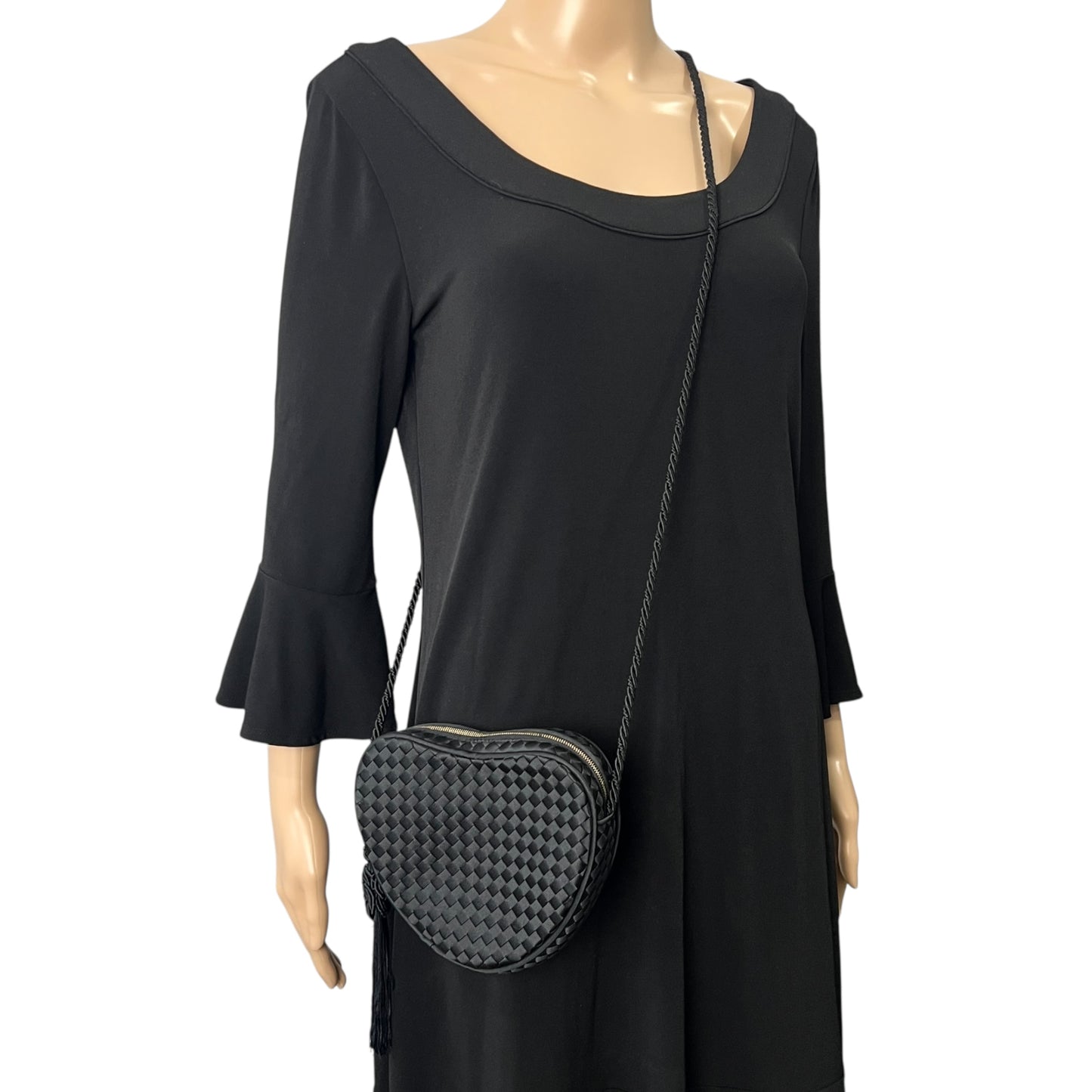 Bottega Veneta Vintage Intrecciato Satin Heart Bag