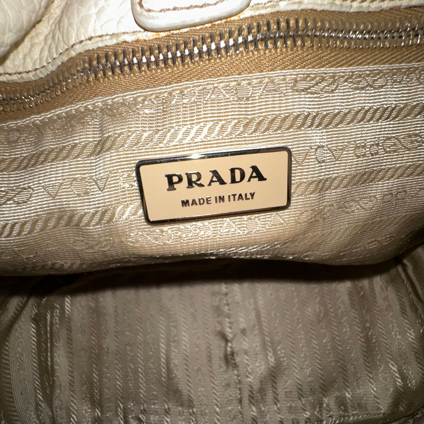 Prada Leather Hobo Bag