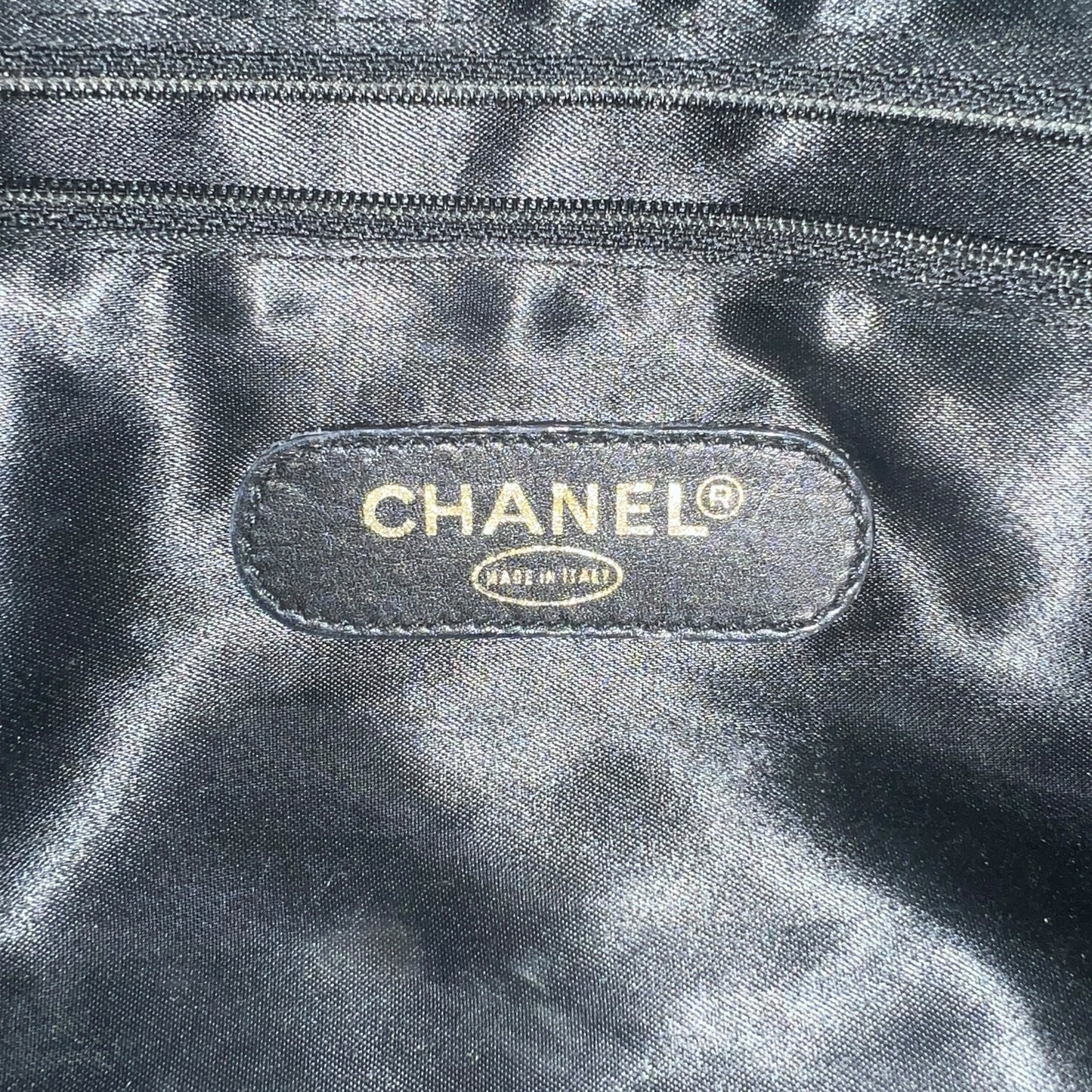 Chanel Vintage Caviar Leather Boston Bag