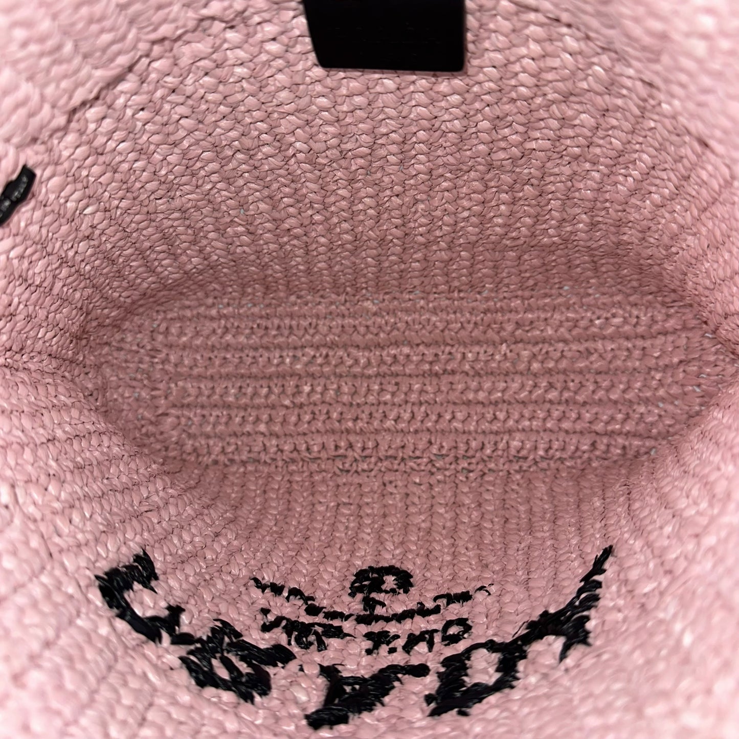 Prada Raffia Small Tote Bag