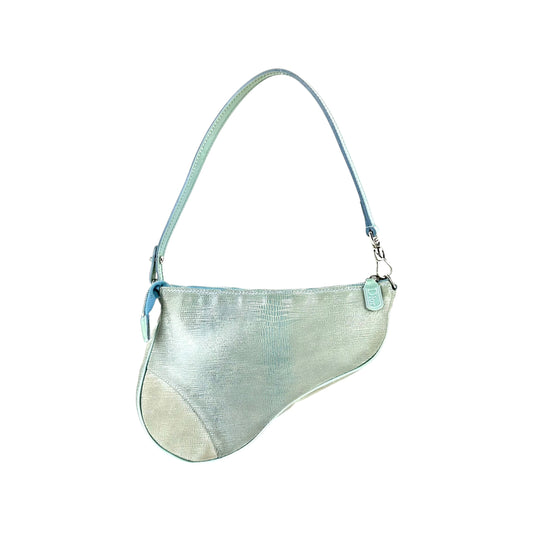 Dior Vintage Lizard Mini Saddle Bag