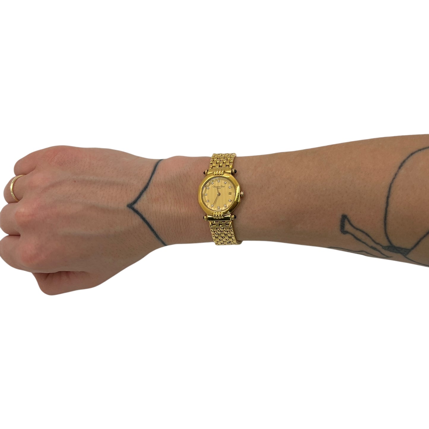 Dior Vintage Gold Watch