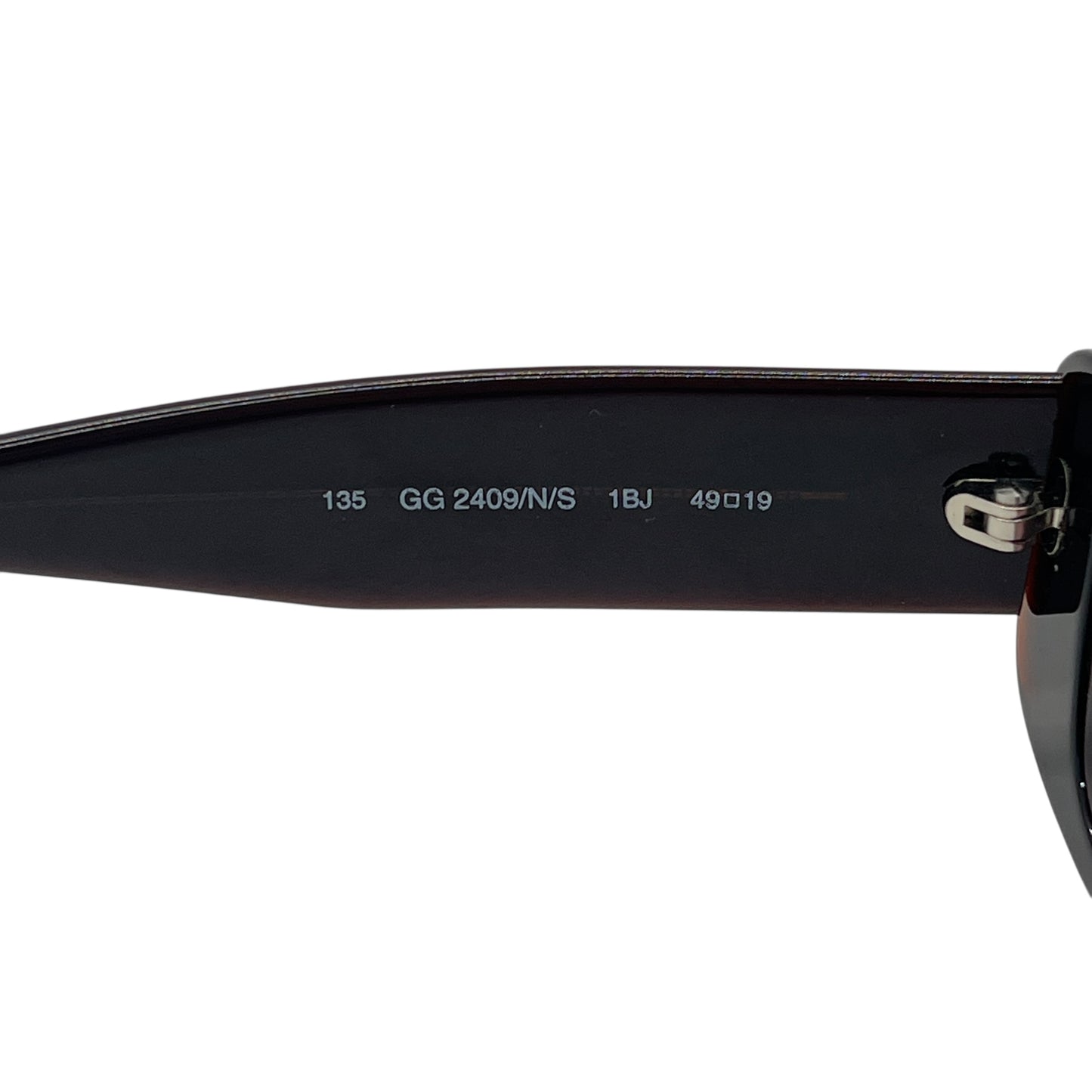 Gucci Moda Red Acrylic Sunglasses