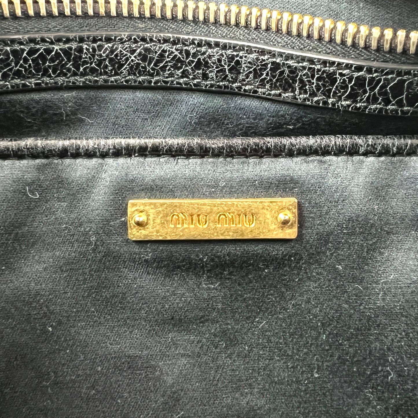 Miu Miu Patent Leather Two-Way Bag