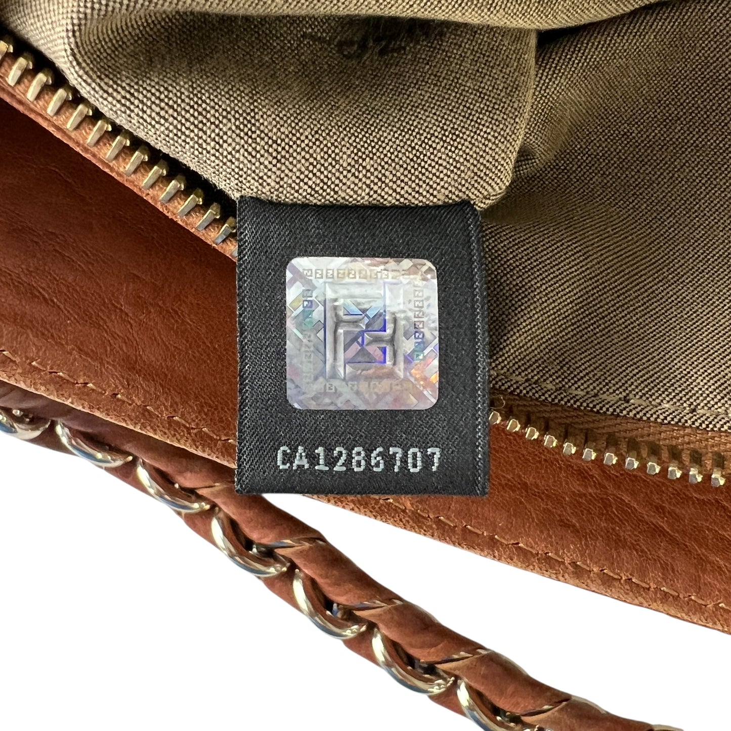 Fendi Mia Leather Shoulder Bag