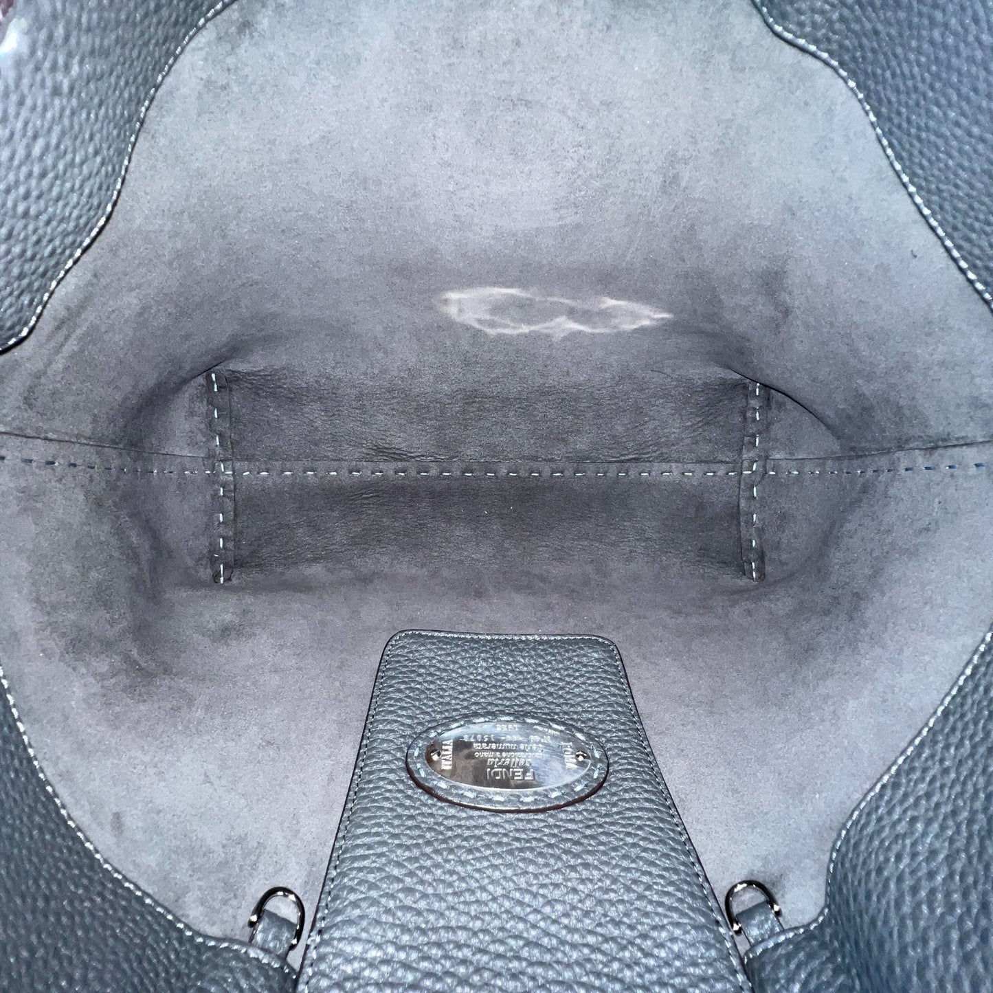 Fendi Carla Selleria Leather Tote Bag