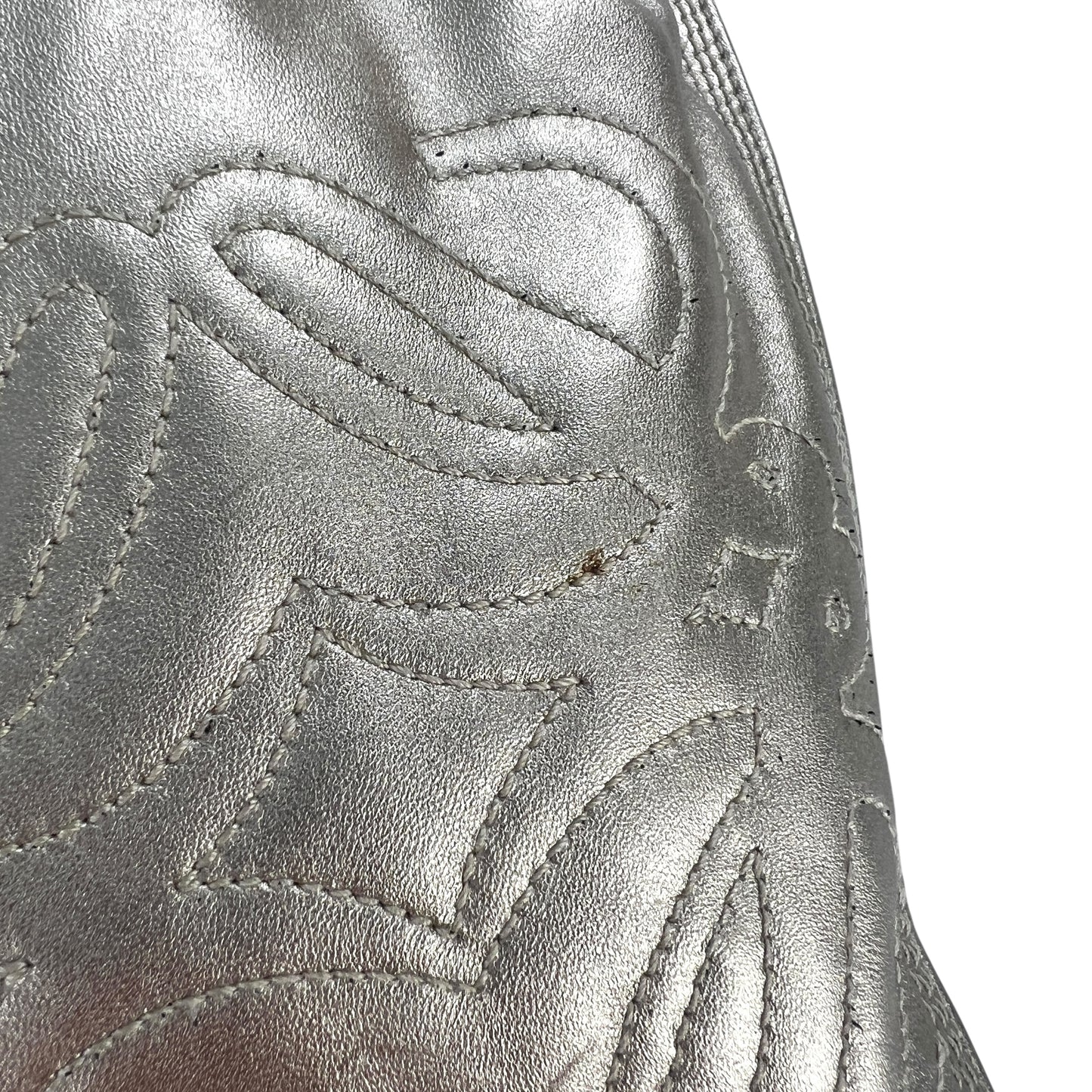 Loewe Anagram Metallic Leather Tote Bag