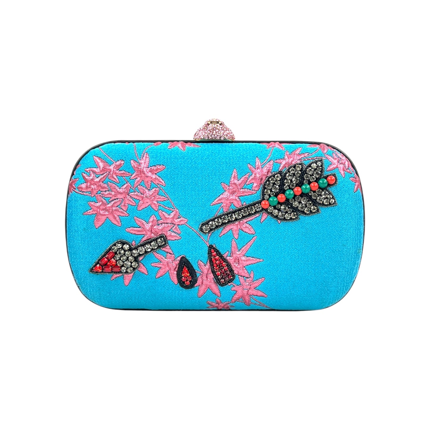 Gucci Animalier Brocade Clutch Bag