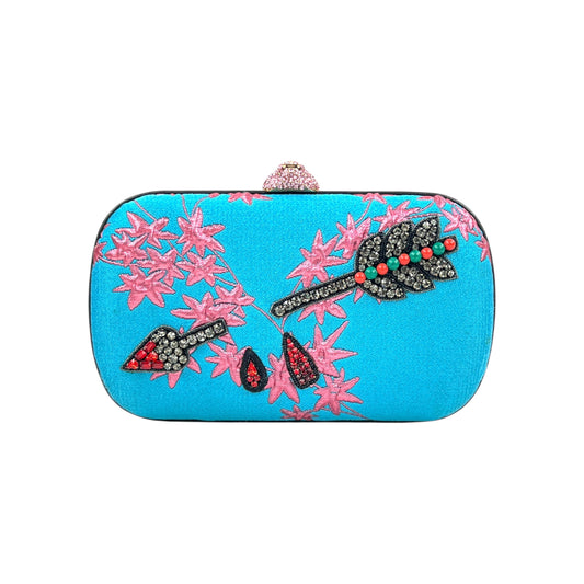 Gucci Animalier Brocade Clutch Bag