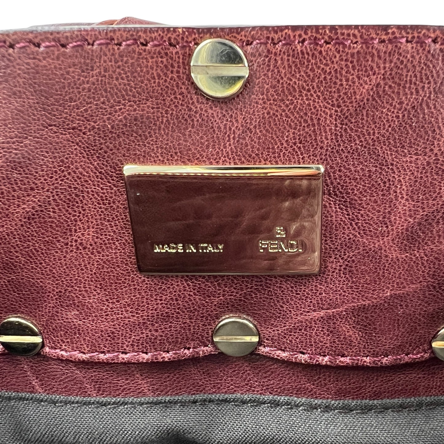 Fendi Mia Leather Shoulder Bag