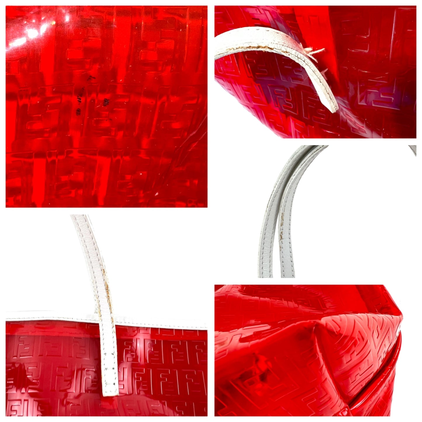 Fendi Zucchino Rubber Tote Bag