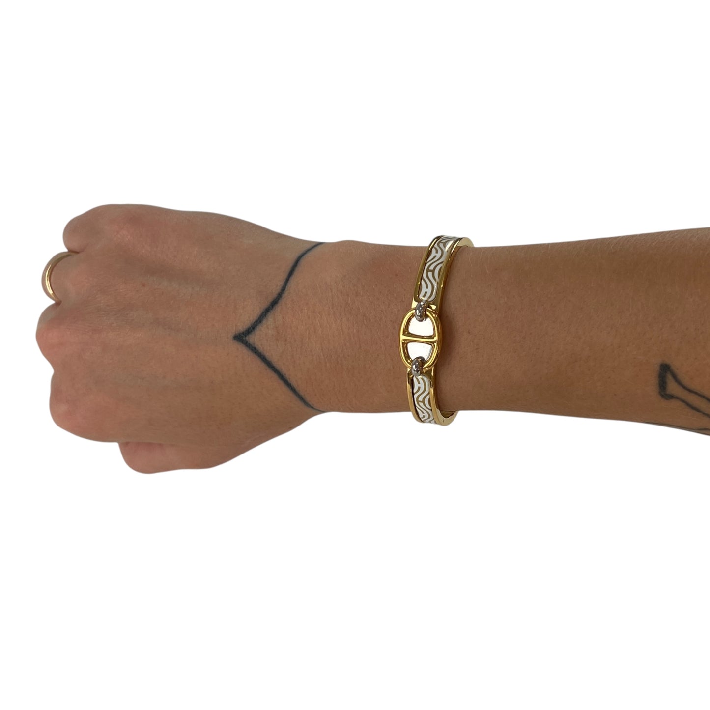 Hermes Clic Chaine d’Ancre Bracelet