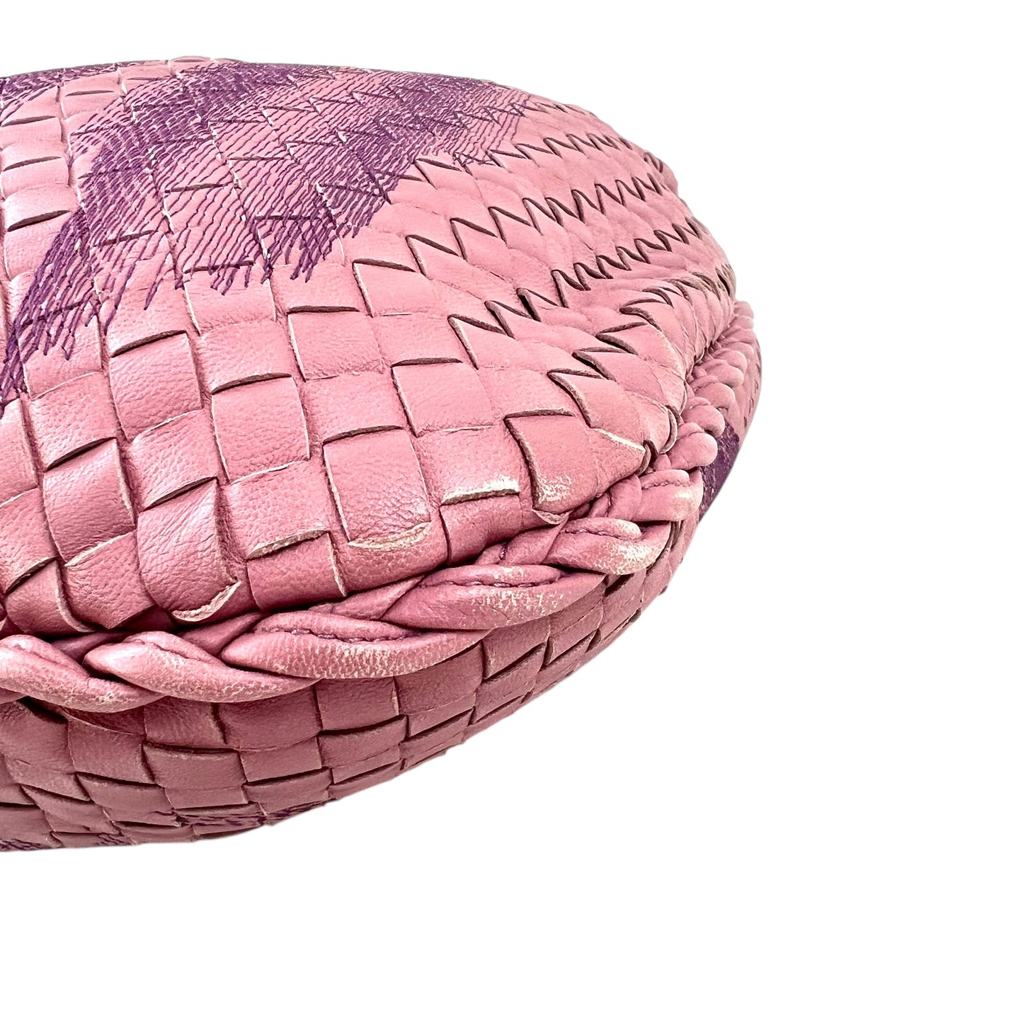 Bottega Veneta Embroidered Intrecciato Leather