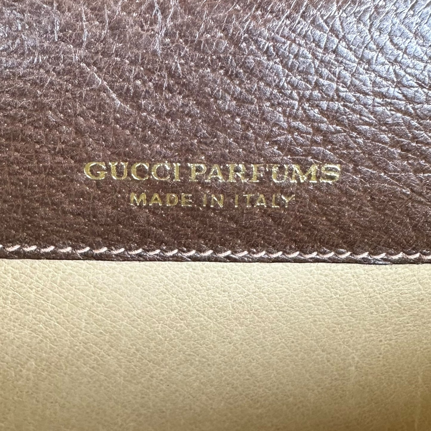 Gucci Vintage Parfums Monogram Sherry Line Crossbody Bag