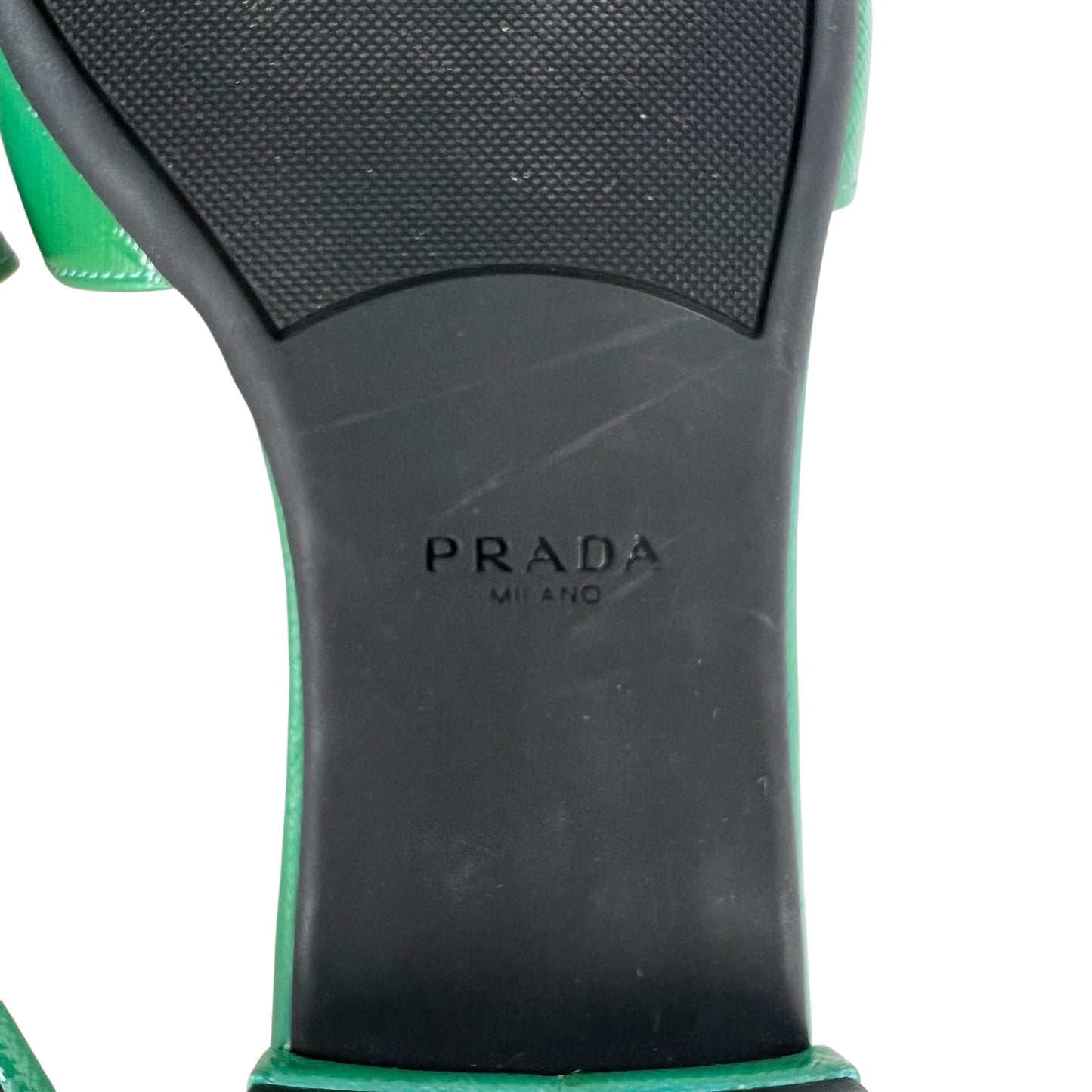 Prada Saffiano Leather Sandals
