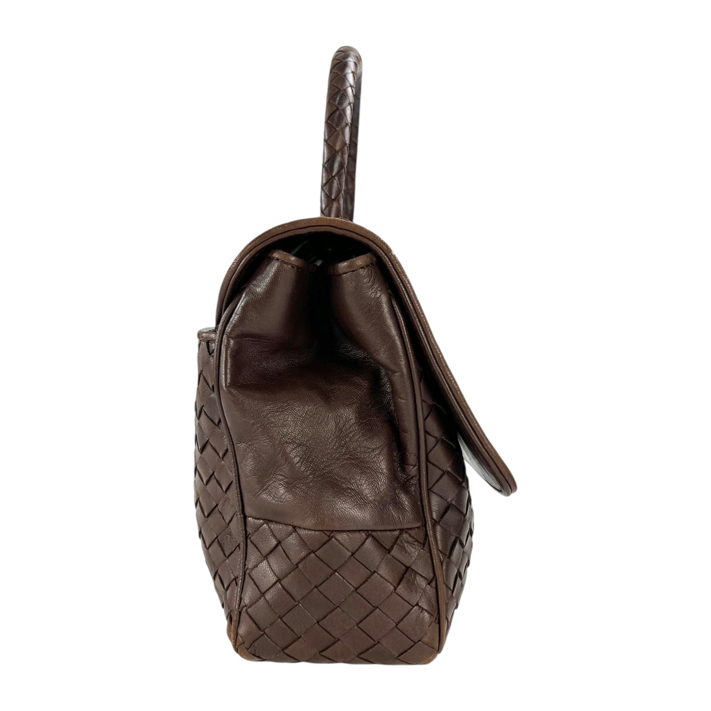 Bottega Veneta Vintage Intrecciato Leather Handbag
