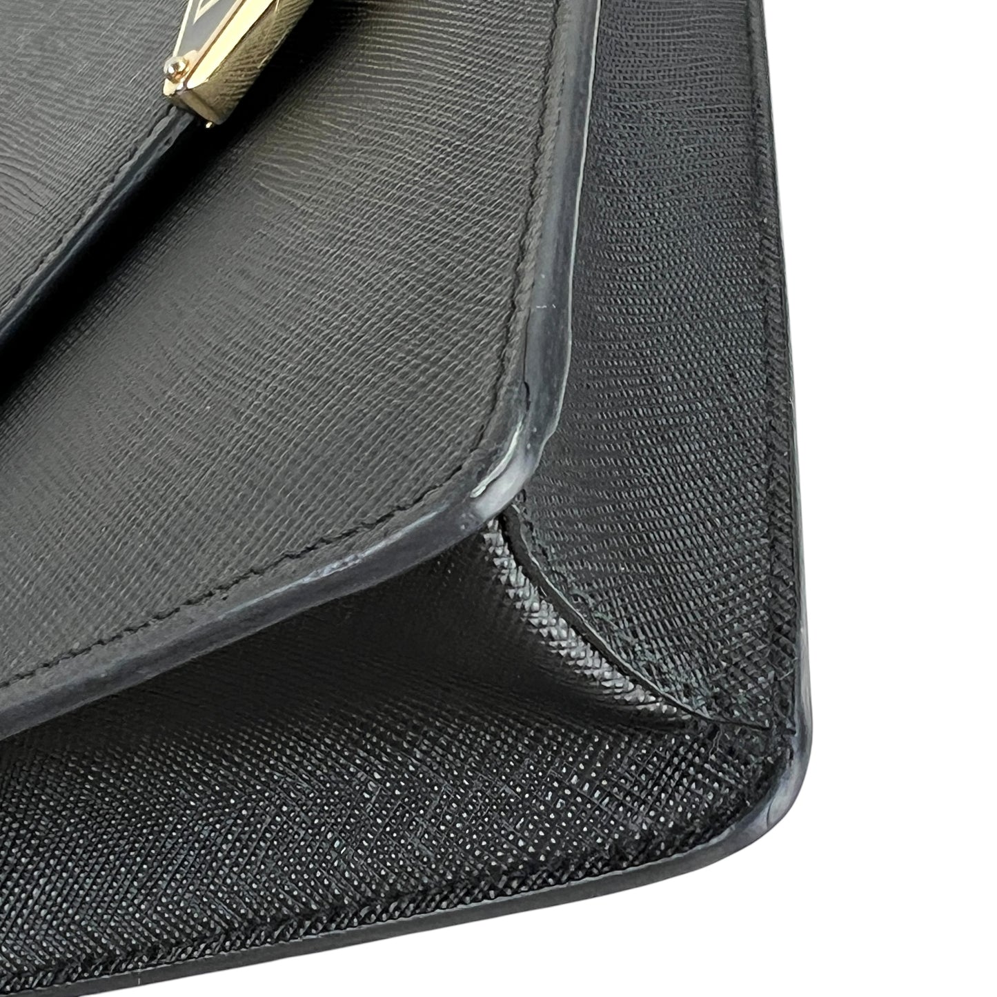 Prada Saffiano Leather Chain Crossbody Bag