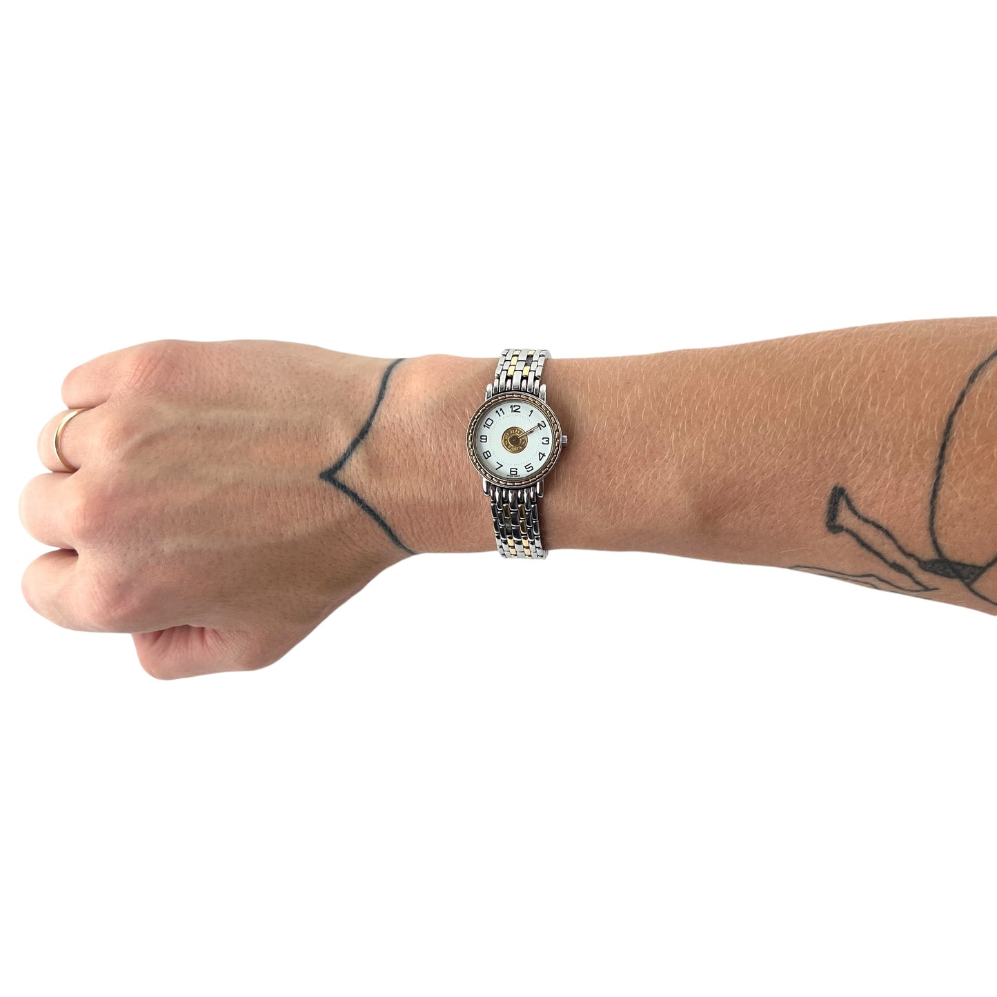 Hermès Vintage Sellier Stainless Steel Watch