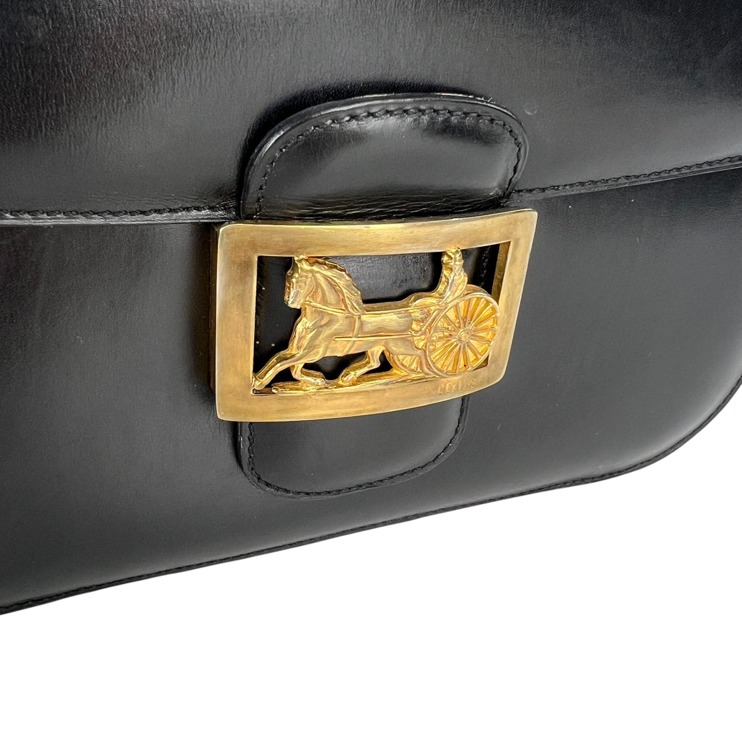 Celine Vintage Leather Shoulder Bag