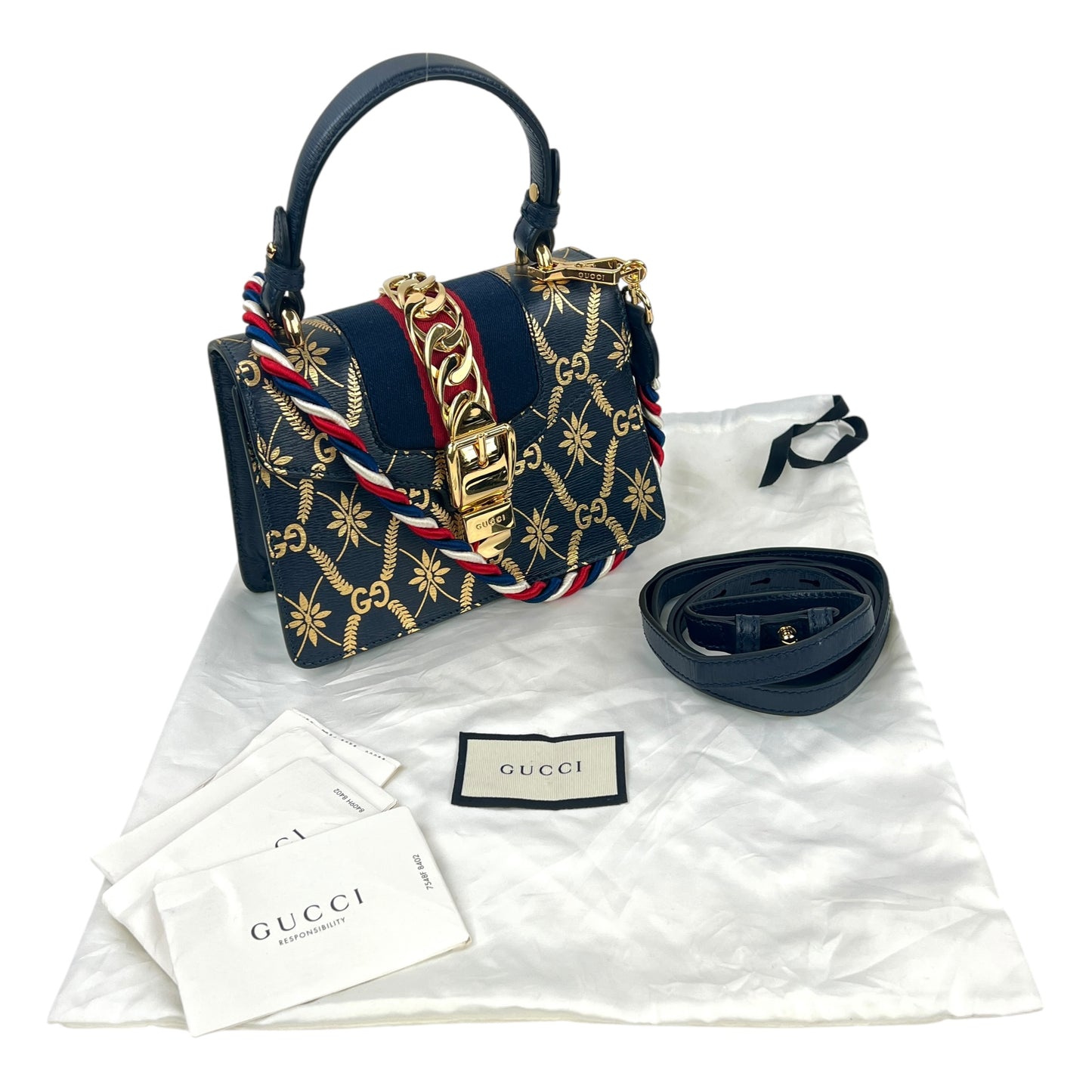 Gucci Monogram Sylvie Two-Way Bag