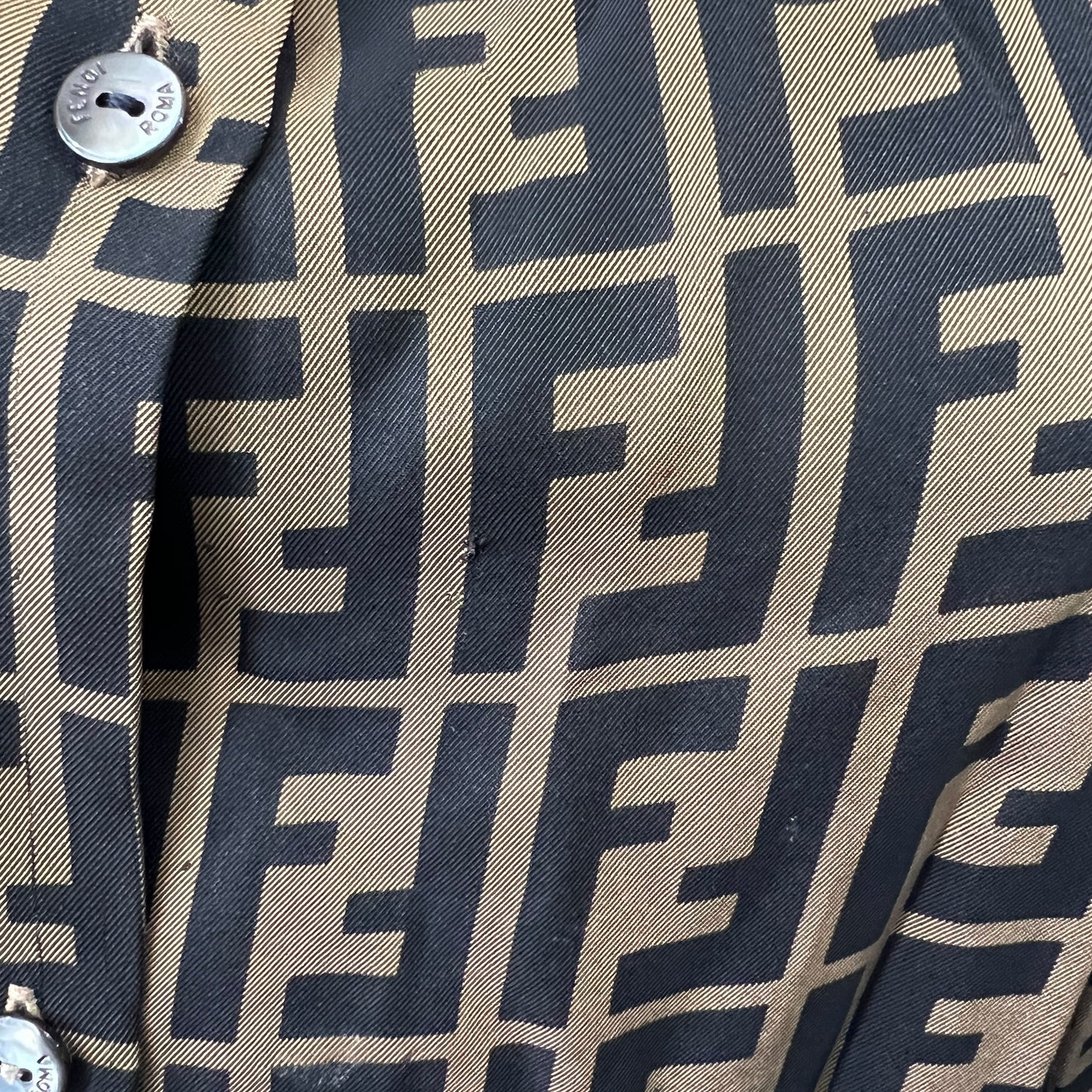 Fendi Vintage Zucca Blouse