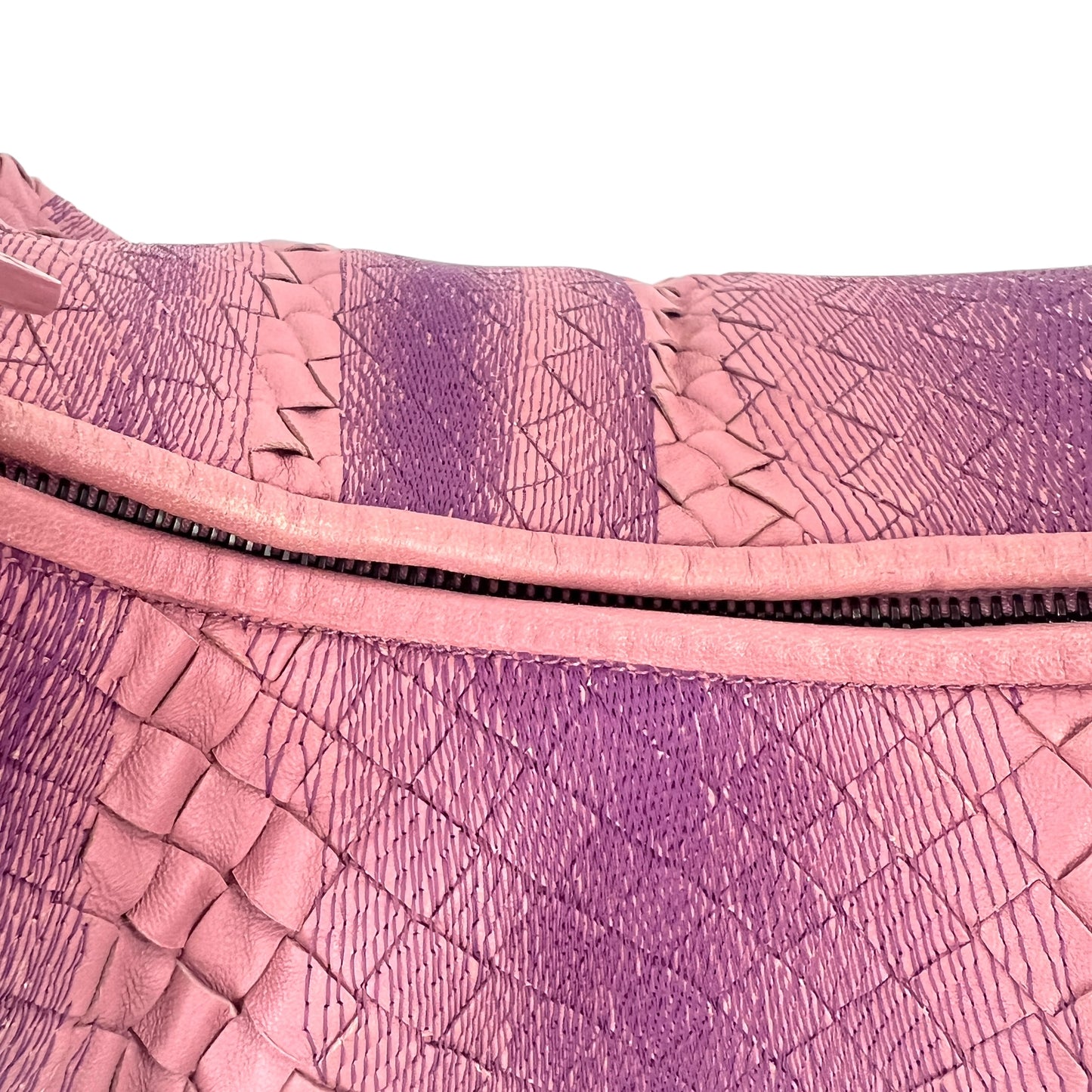 Bottega Veneta Embroidered Intrecciato Leather