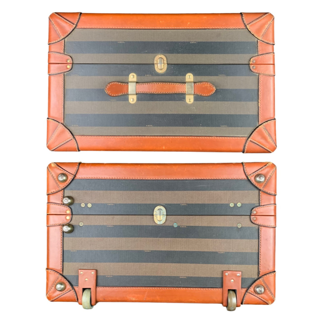 Fendi 1/1 Vintage Pequin Steamer Trunk