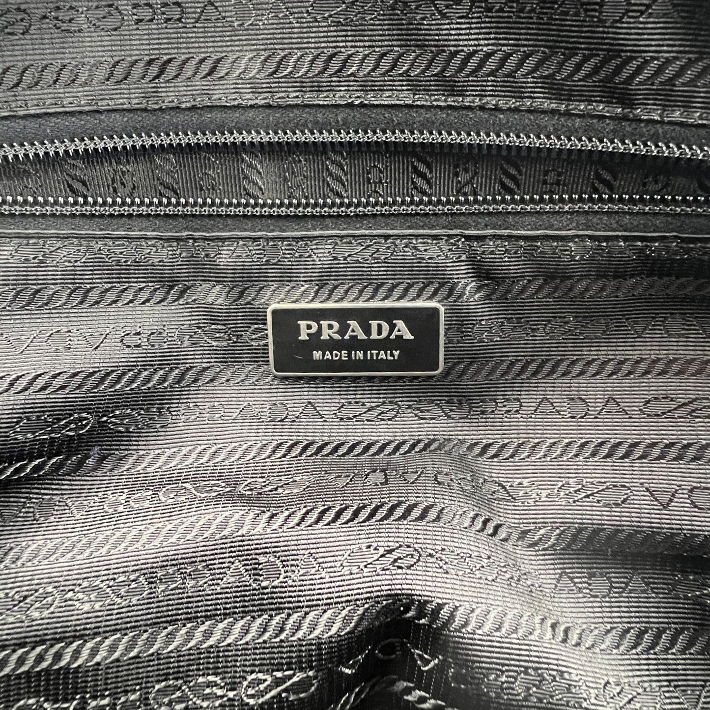 Prada Vitello Drive Leather Bowling Bag