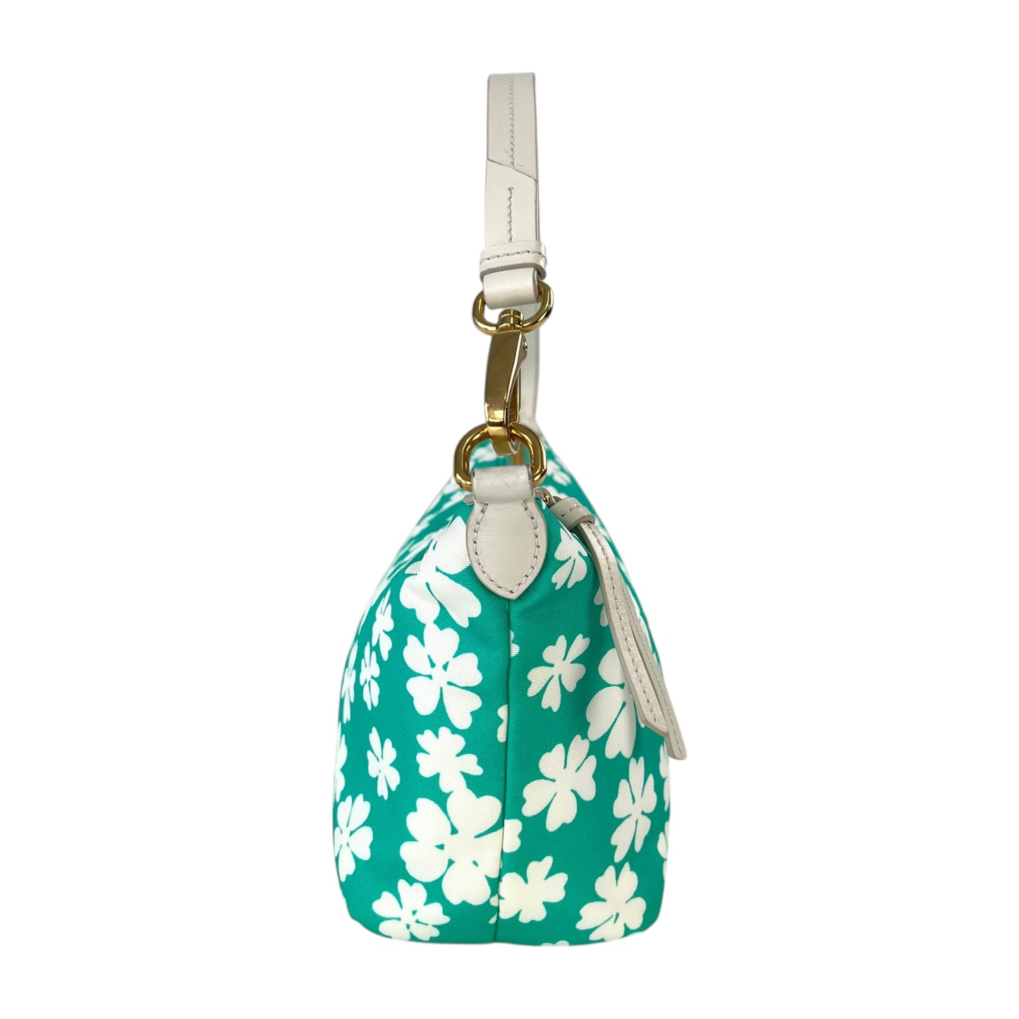 Miu Miu Spirit Flower Nylon Pochette Bag