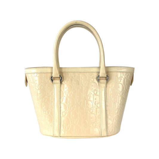 Dior Trotter Patent Leather Tote Bag