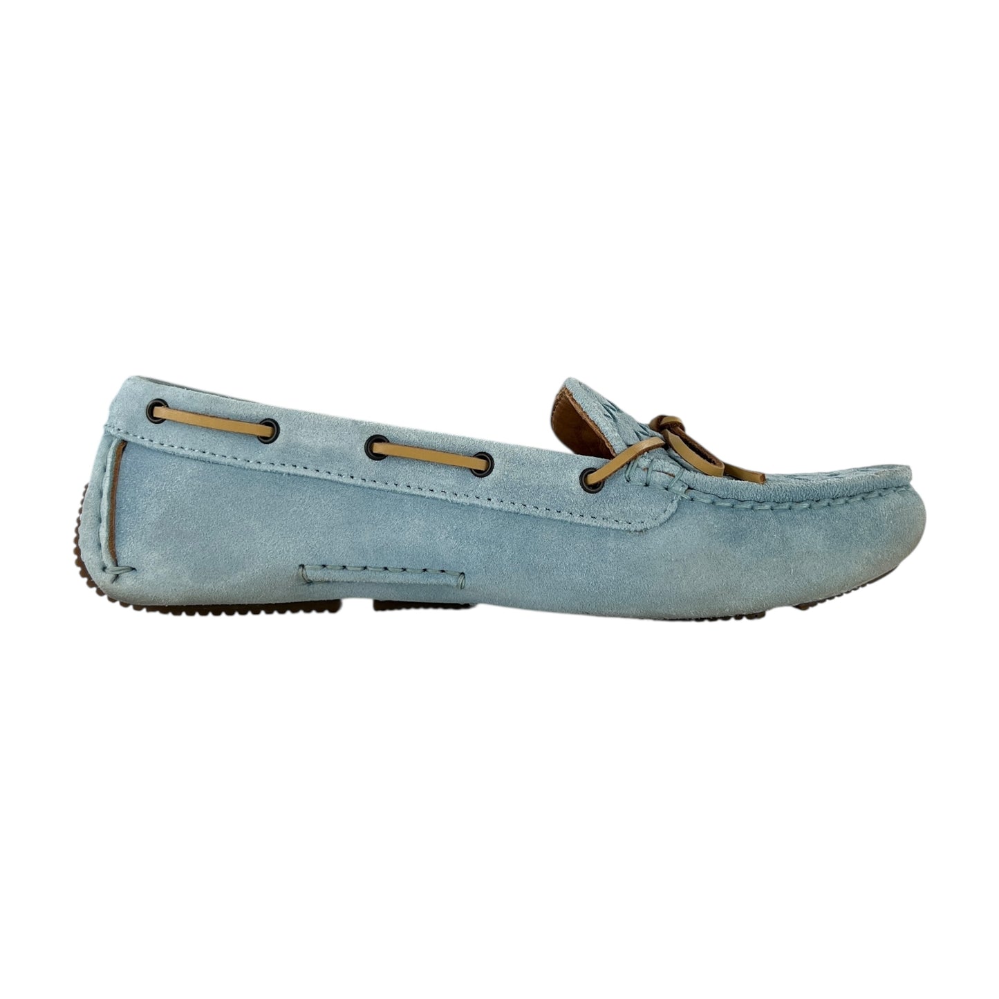 Bottega Veneta Suede Intrecciato Loafers