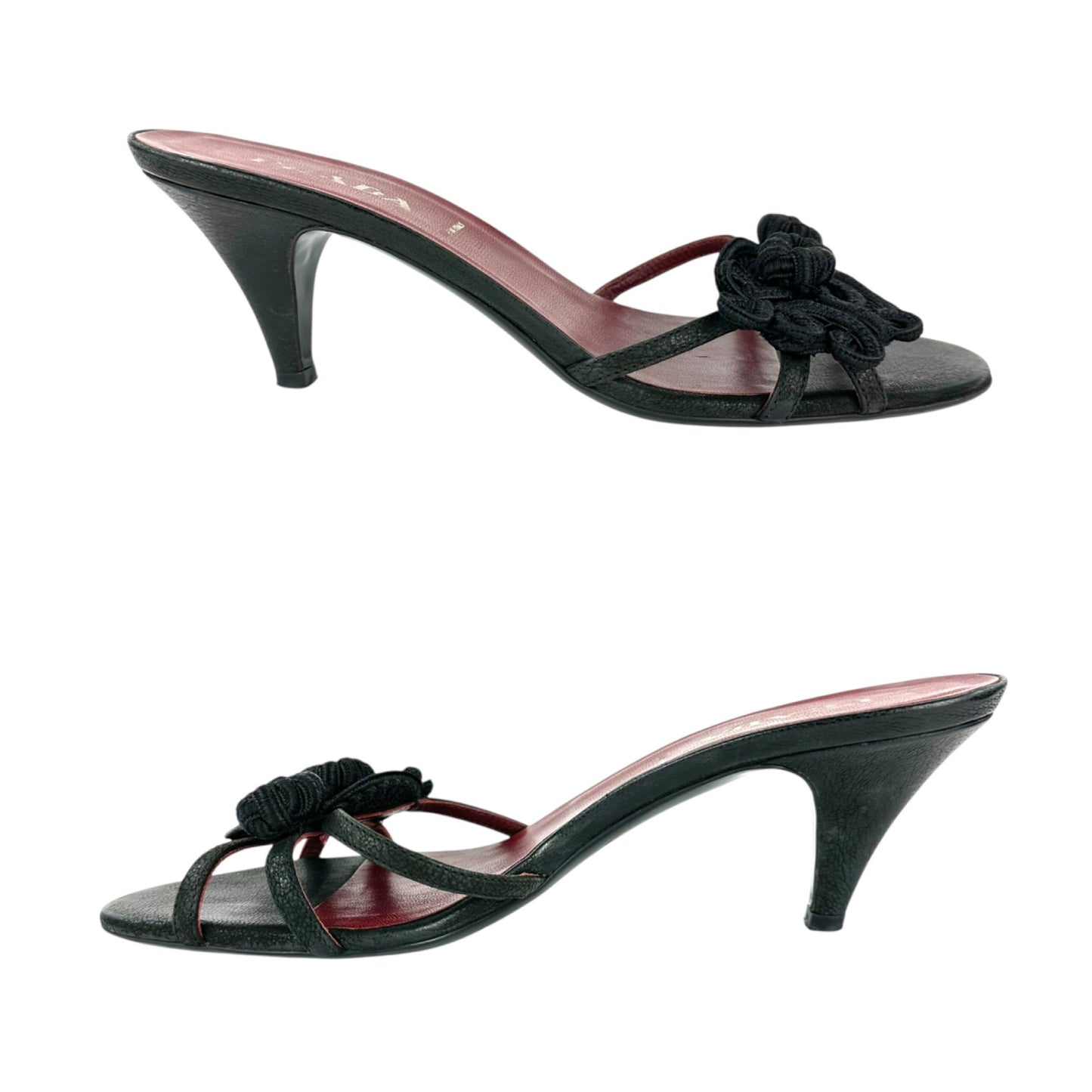 Prada Crochet Sandal Heels