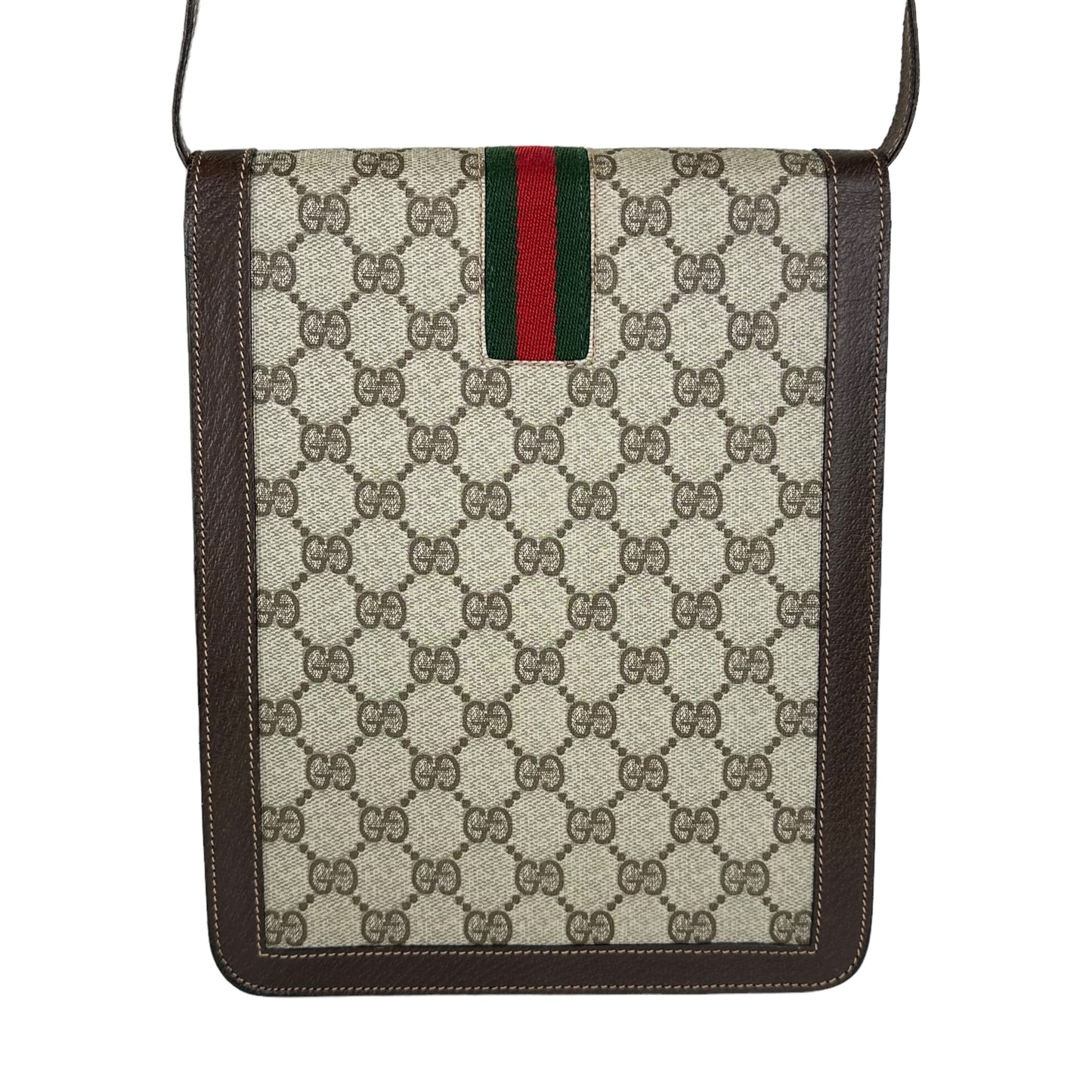 Gucci Vintage Parfums Monogram Sherry Line Crossbody Bag