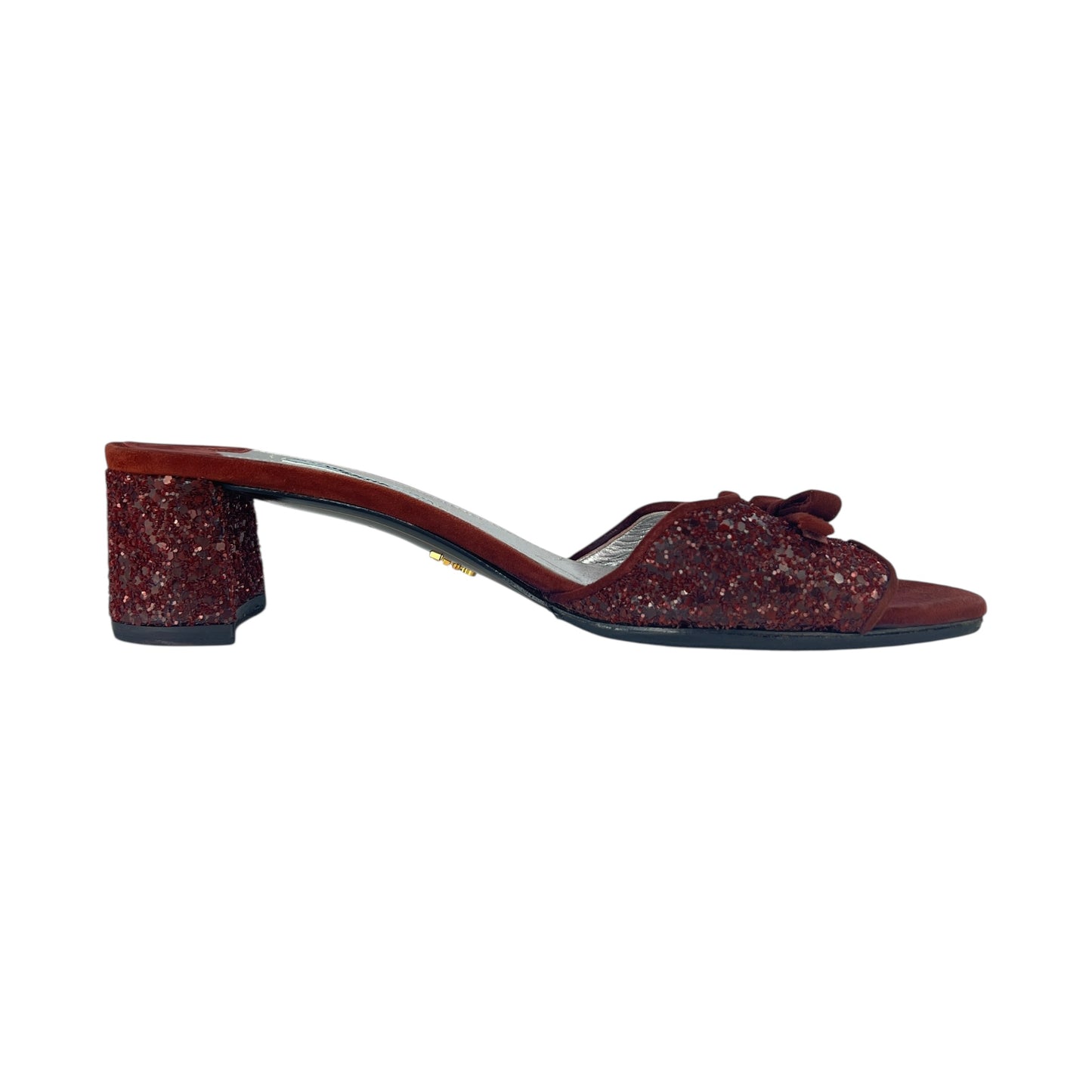 Prada Glitter Sandals