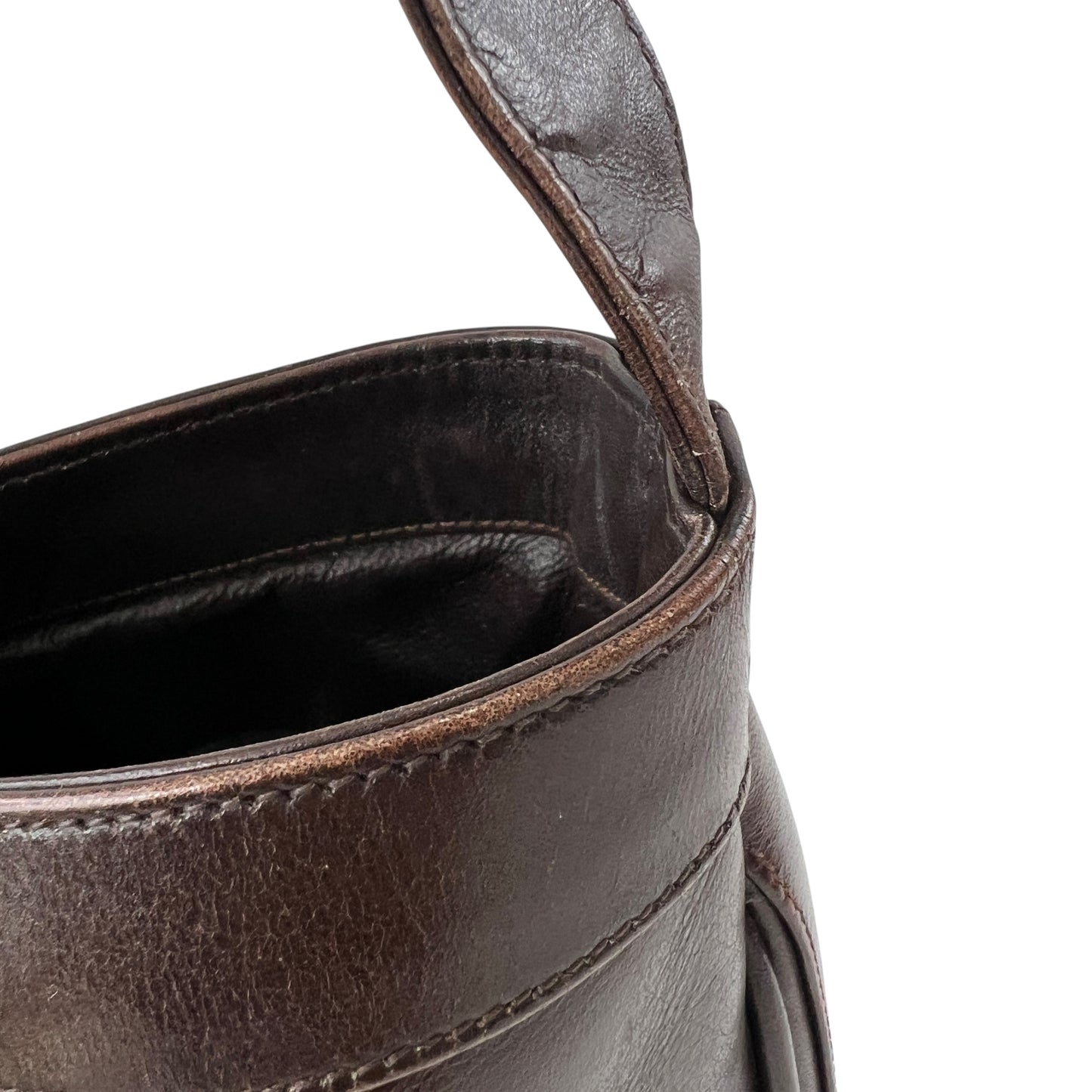 Gucci Vintage Leather Shoulder Bag