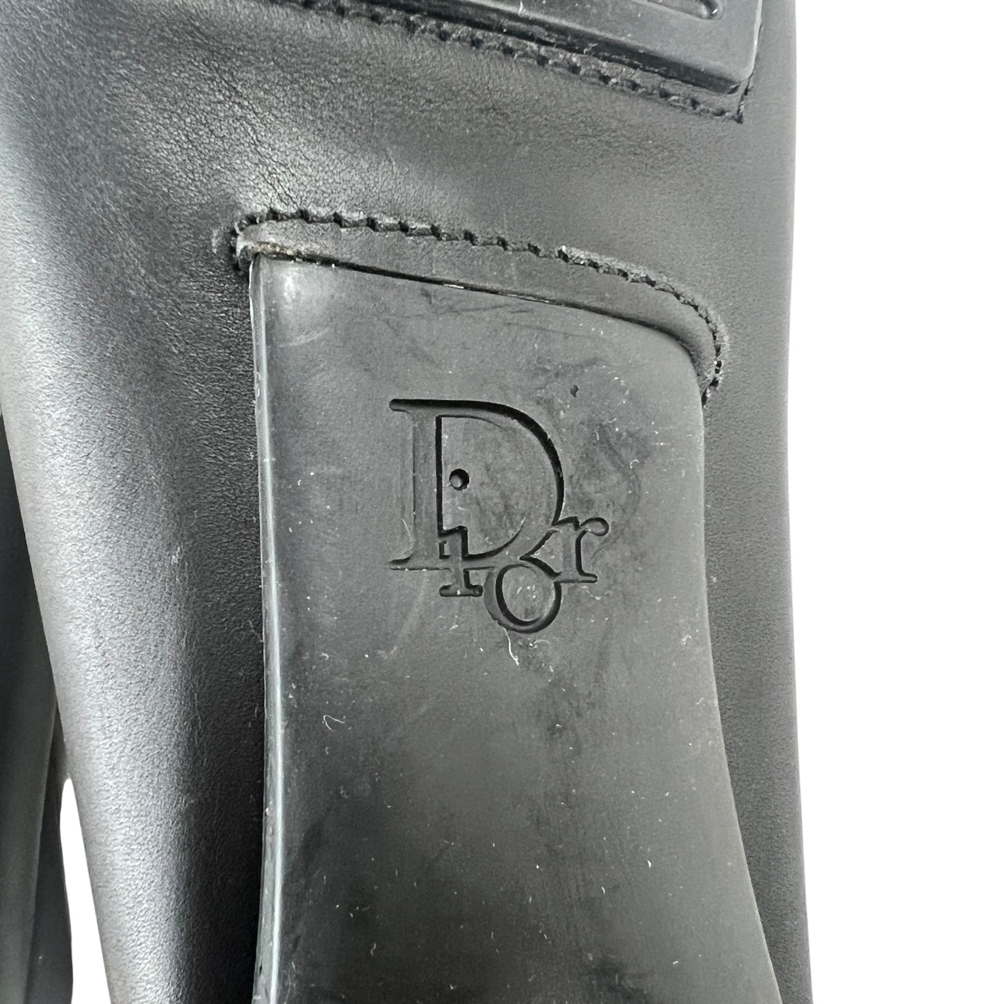 Dior Leather Driver Loafers