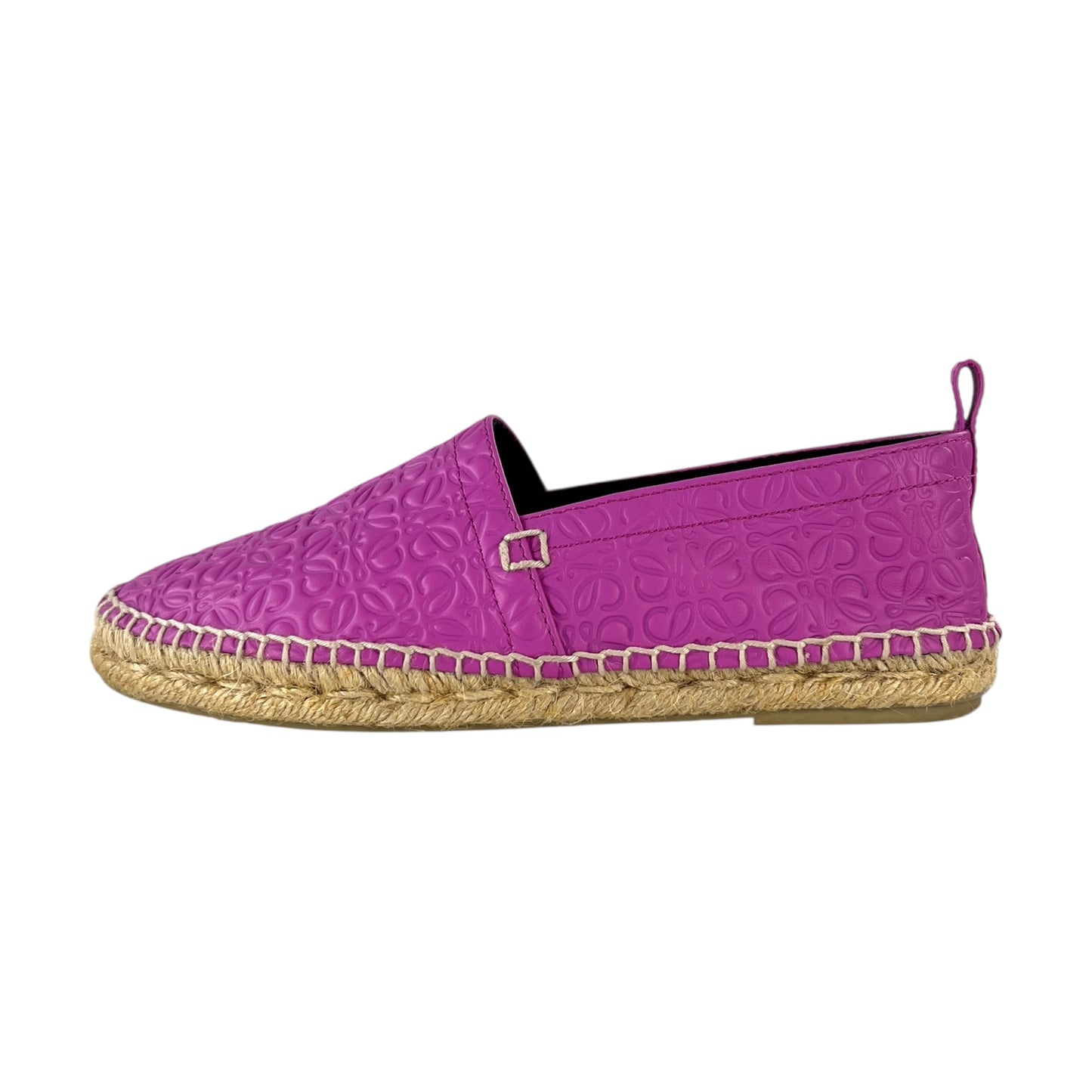 Loewe Embossed Leather Espadrilles