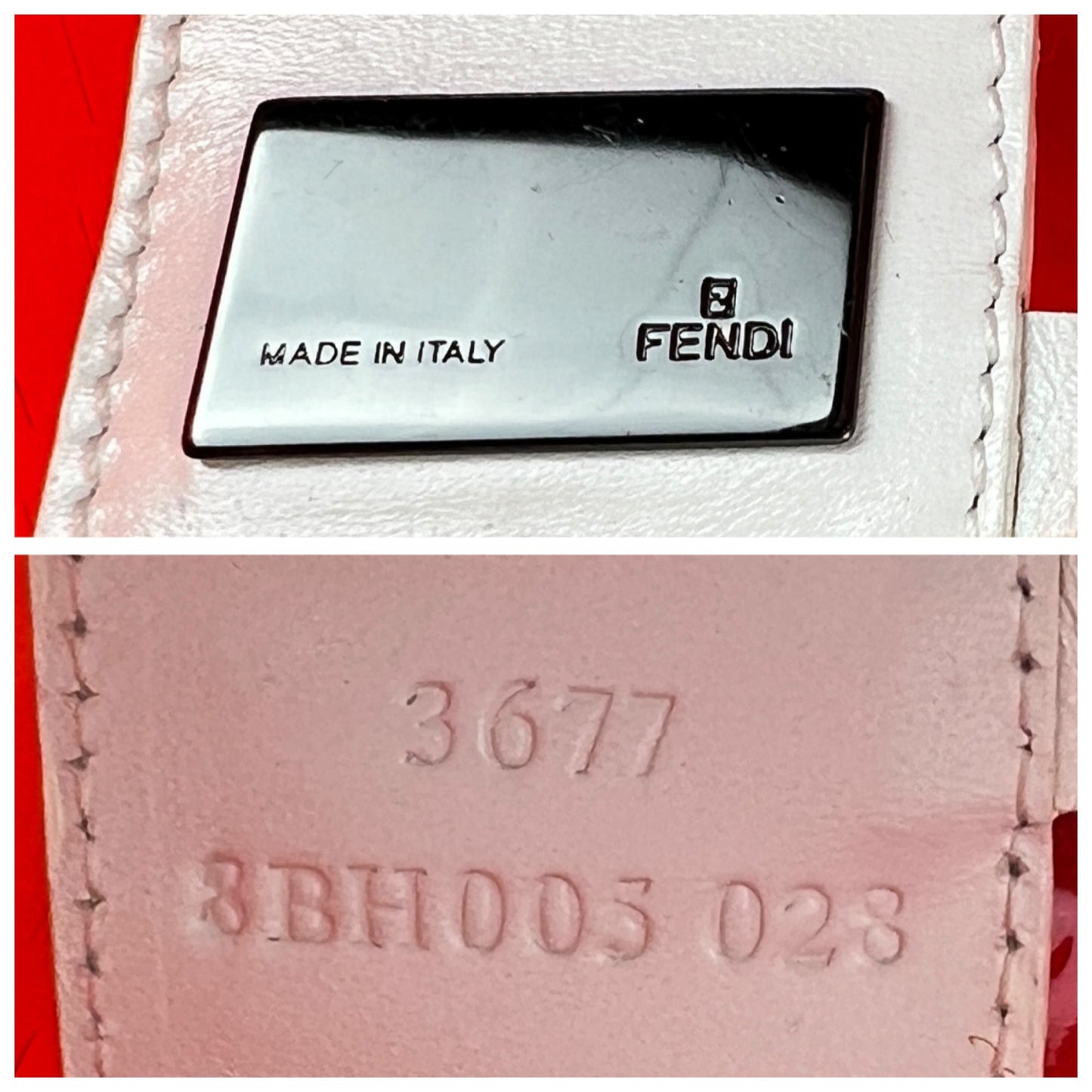 Fendi Zucchino Rubber Tote Bag