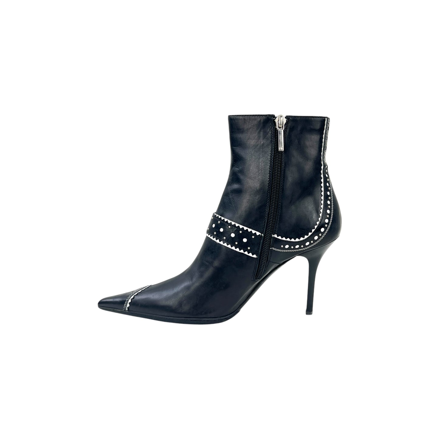 Dior John Galiano D’Trick Pearl Heeled Booties