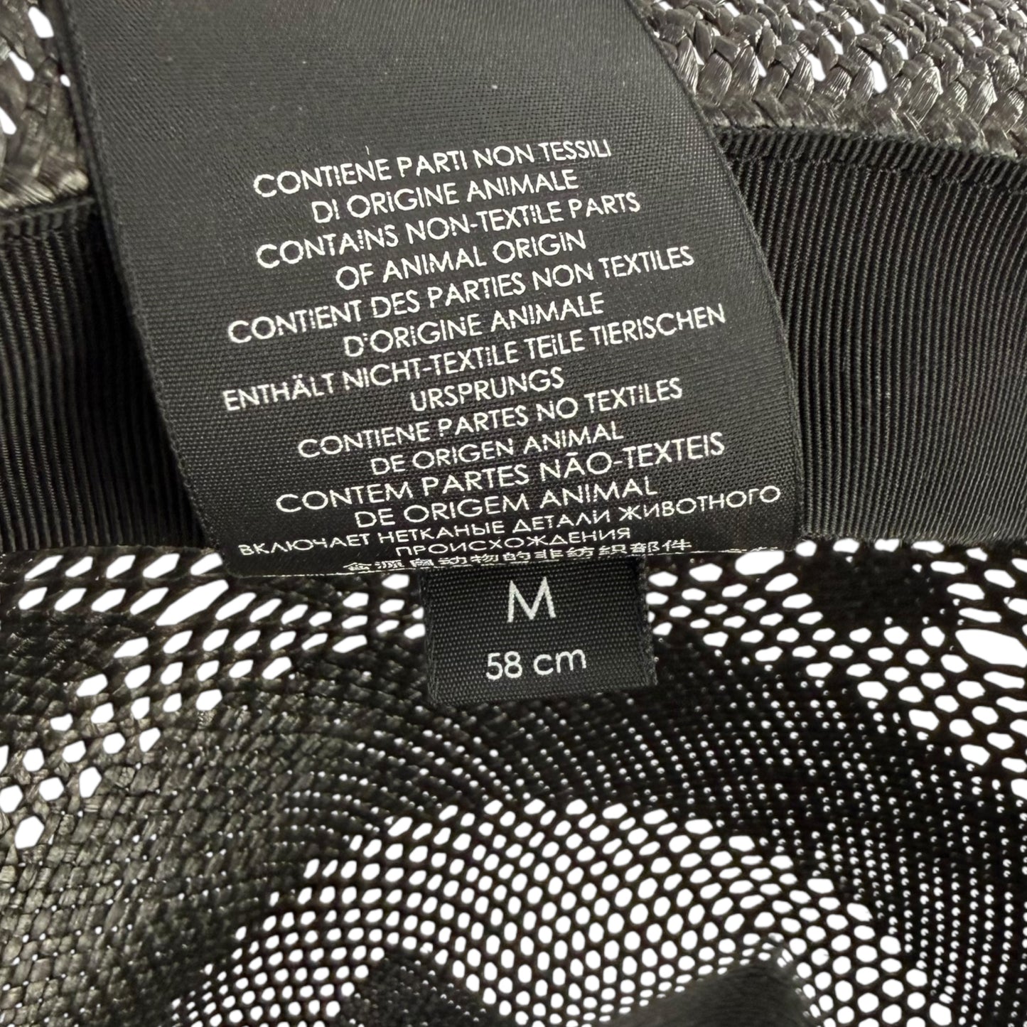 Saint Laurent Western Straw Cowboy Hat