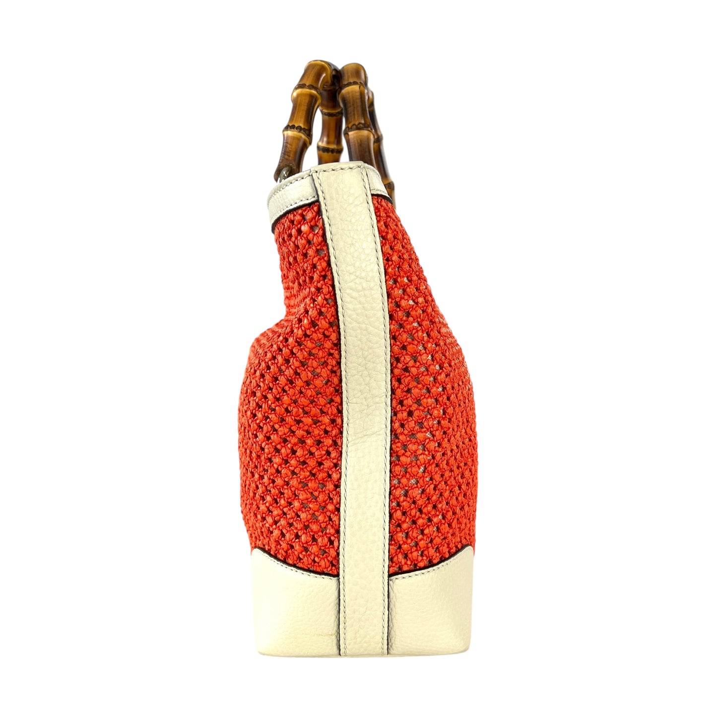 Gucci Bamboo Raffia Tote Bag