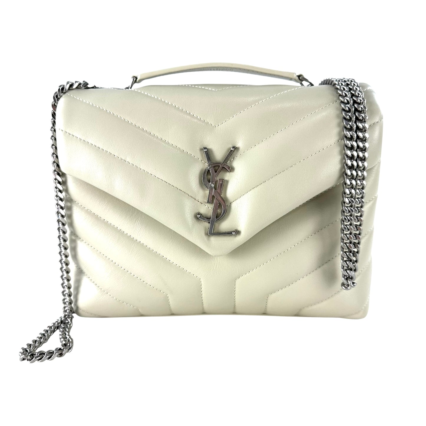 Saint Laurent Quilted Loulou Crossbody Bag