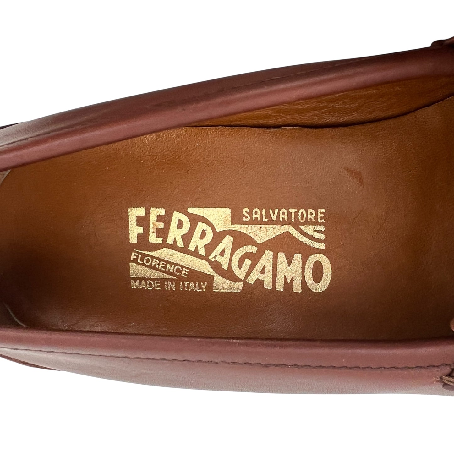 Ferragamo Gancini Leather Loafers