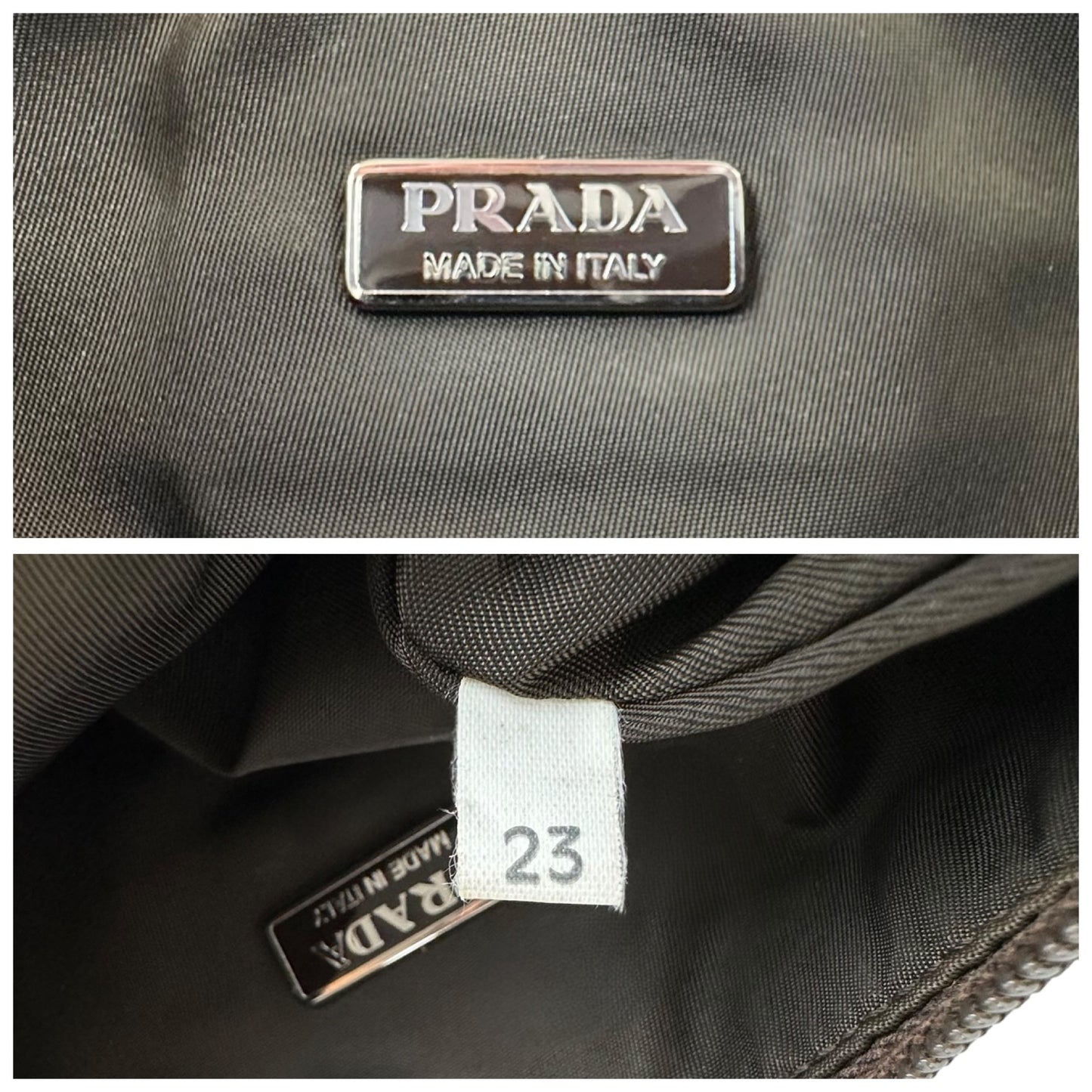Prada Tessuto Nylon Pochette Bag