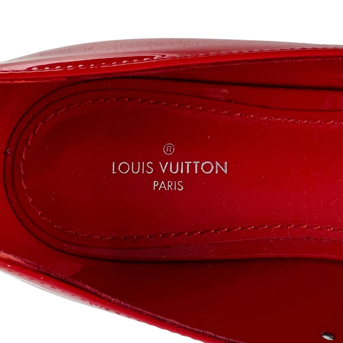 Louis Vuitton Vernis Flower Flats