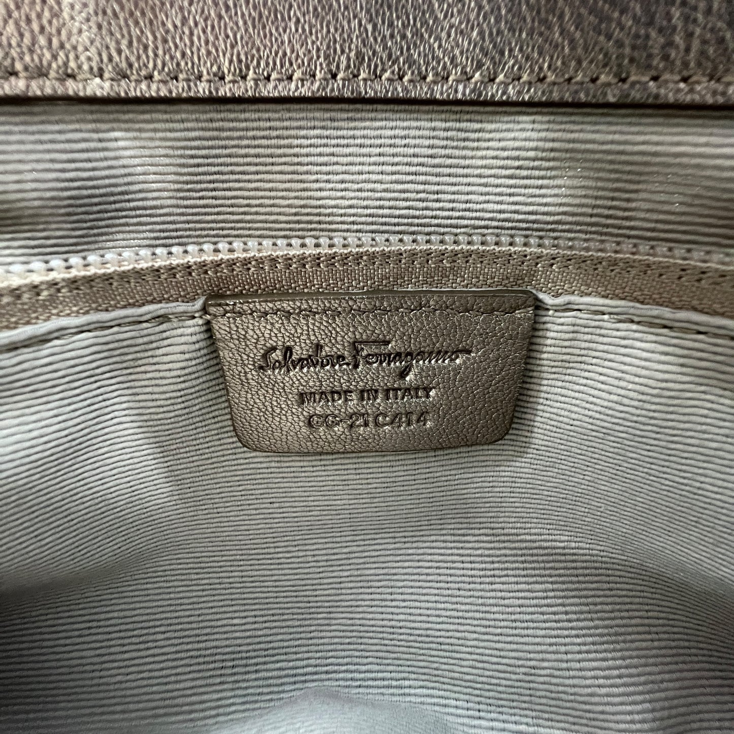 Ferragamo Puff Stitch Two-Way Chain Shoulder Bag